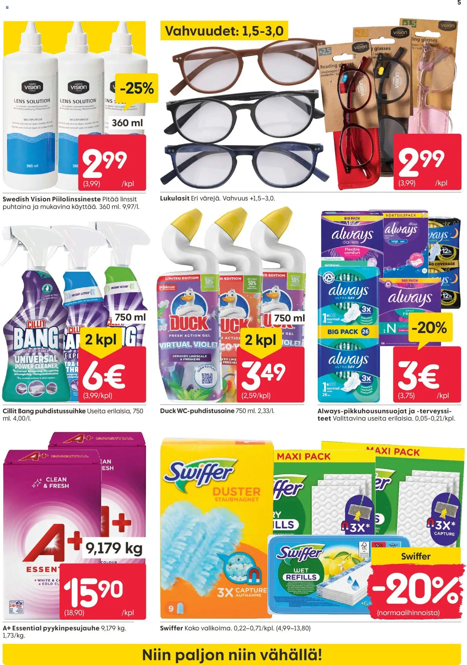 Rusta tarjoukset – voimassa 12.01.2026 alkaen | Sivu: 5 | Tuotteet: Linssit, Puhdistussuihke