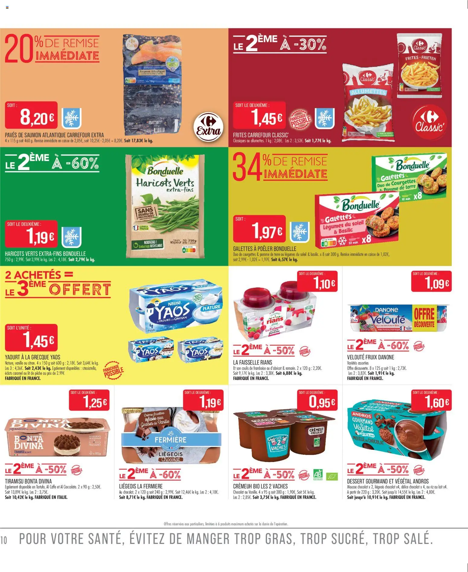 {H1} | Page: 10 | Produits: Framboise, Pêche, Mousse, Crème fouettée