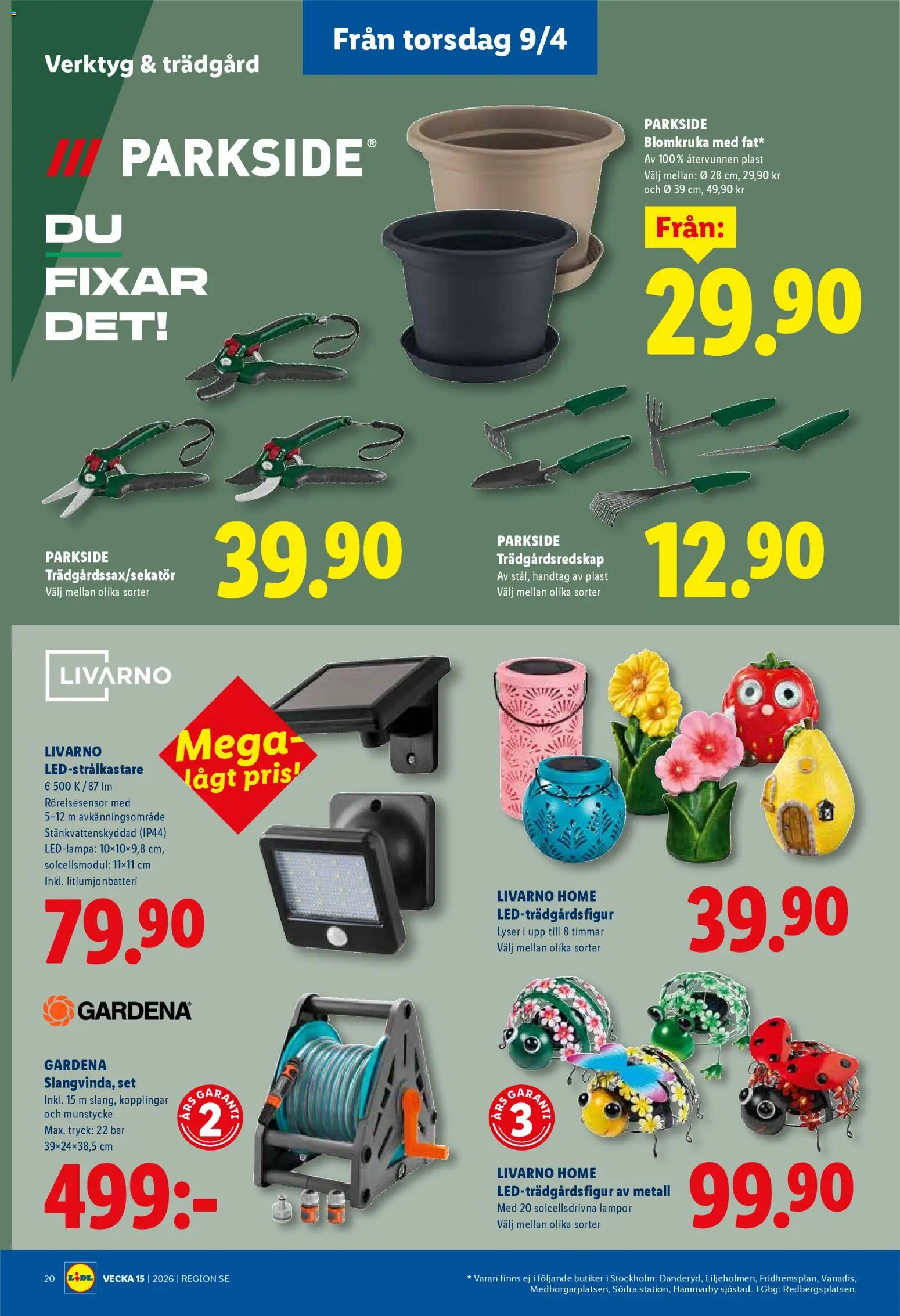 Lidl reklamblad aktuell från 06.04.2026 | Sida: 23 | Produkter: Blomkruka, Set