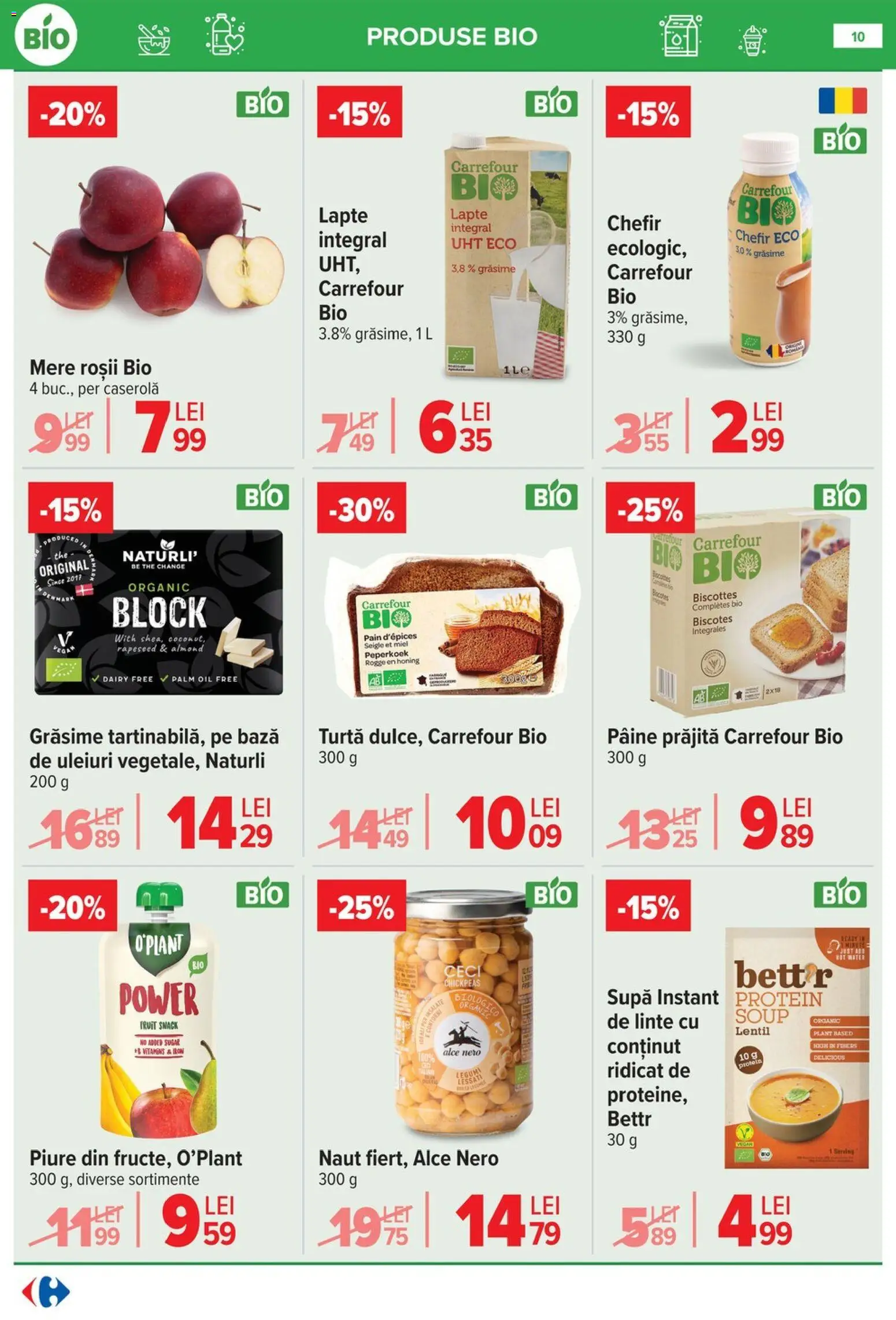 Noul catalog Carrefour – valabil de la 29.04.2026 | Pagină: 11 | Produse: Şerit ödül, Lapte, Mere, Roșii