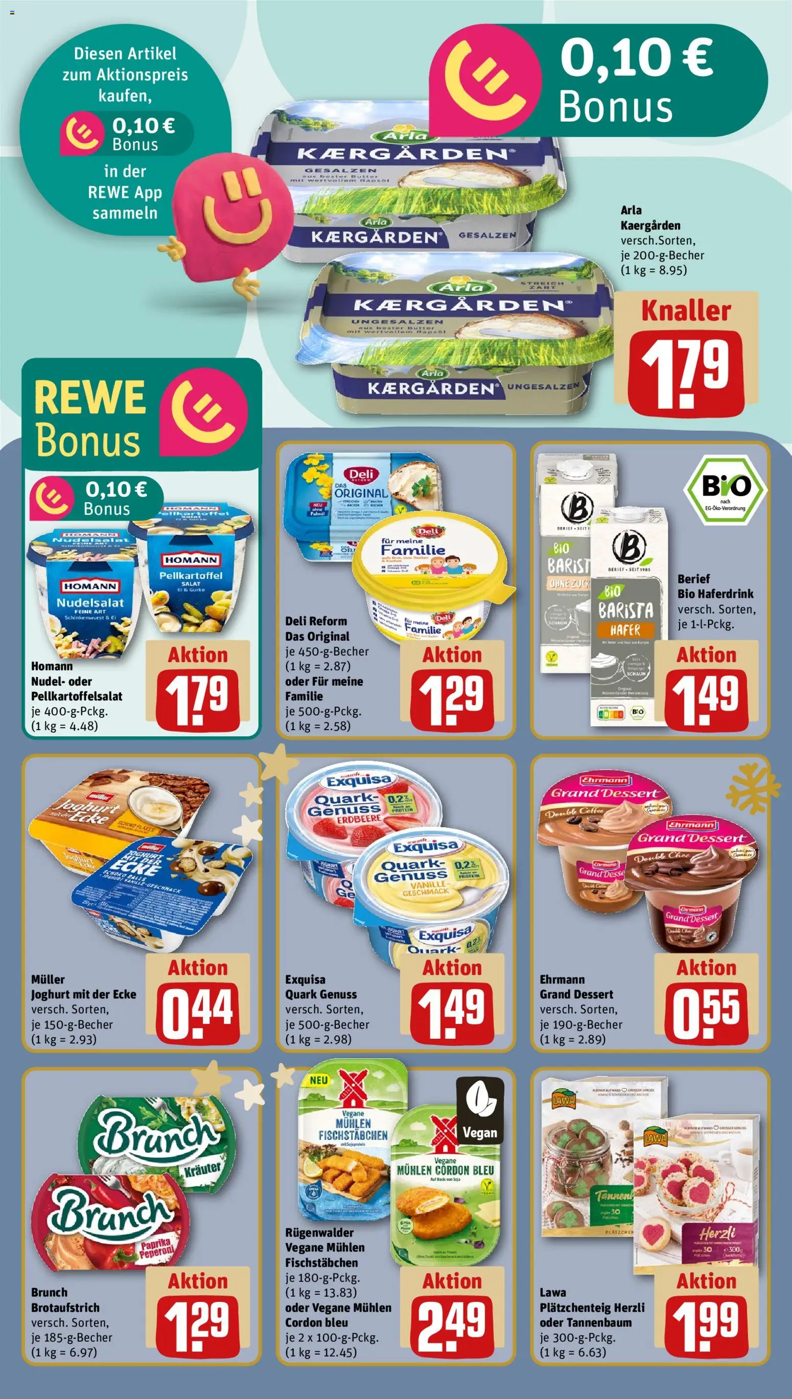 Rewe Prospekt 	 – gültig ab 01.12.2025 | Seite: 12 | Produkte: Rapsöl, Haferdrink, Fischstabchen, Salat