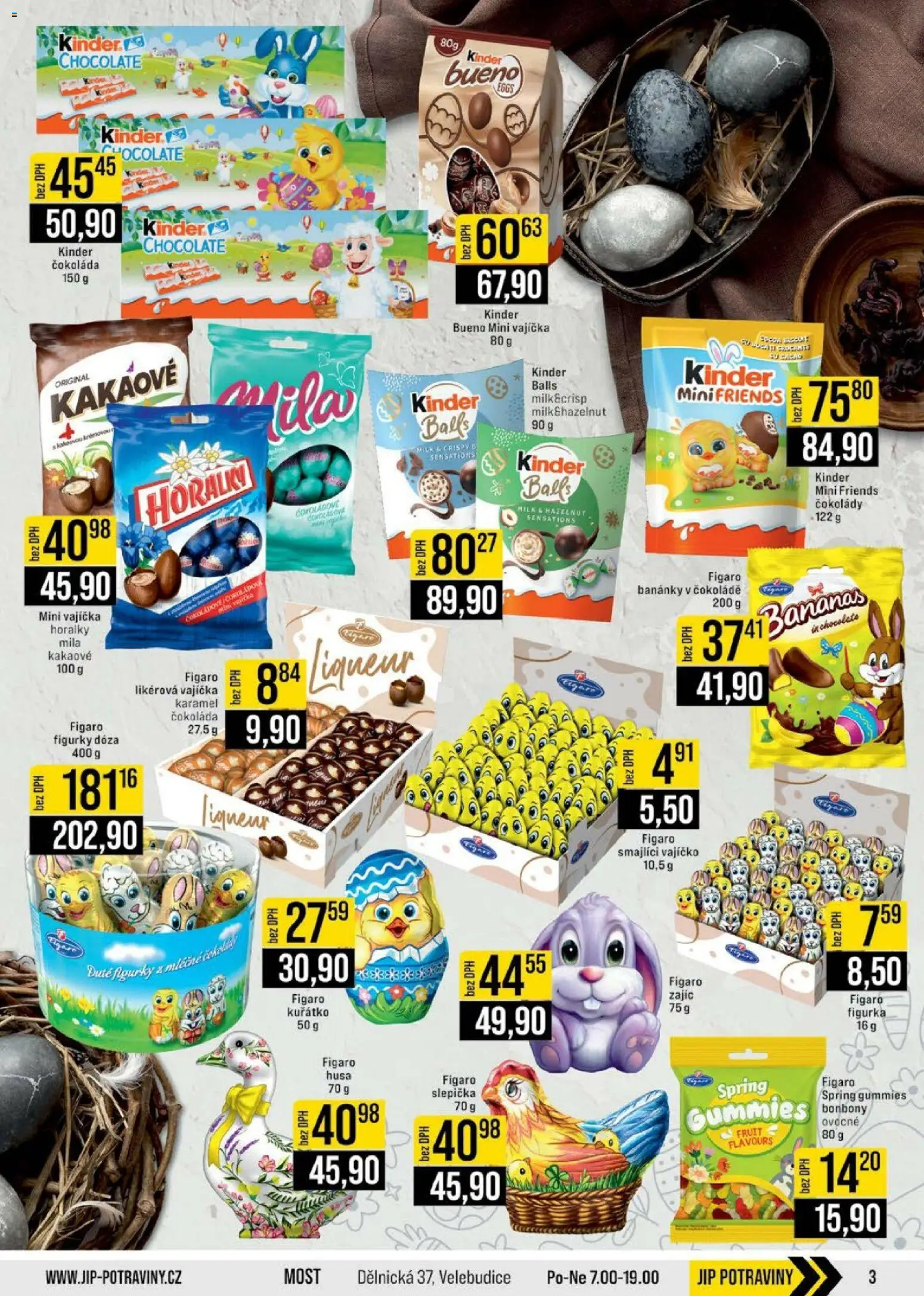 Jip leták - Cash & Carry od 25.02.2026 | Strana: 3 | Produkty: Čokoláda, Dóza, Figurky, Potraviny