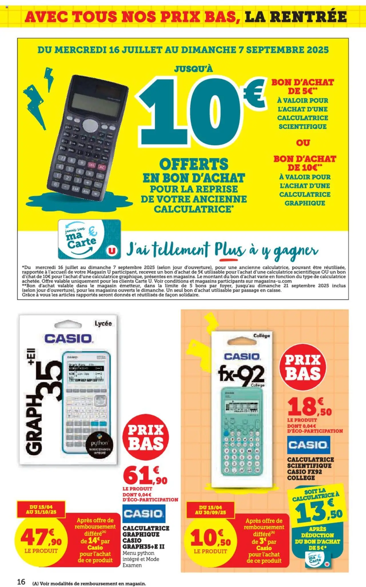  | Page: 16 | Produits: Calculatrice