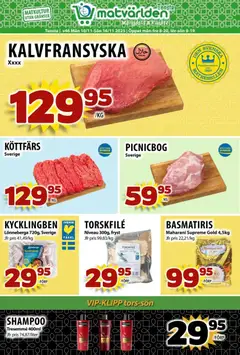Matvärlden - erbjudanden - Tensta - Förhandsvisning av reklamblad från butik Matvärlden aktuell från 17.11.2025