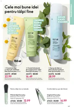 Ofertele Oriflame valabile de la 04.03.2026 | Pagină: 137 | Produse: Pilă de tălpi, Arapsaçı, Cremă, Avocado