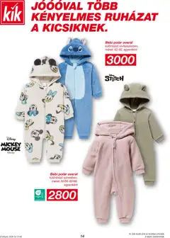 Kik Akciós újság - amely érvényes a következő dátumtól: 13.10.2025 | Oldal: 14 | Termékek: Overál