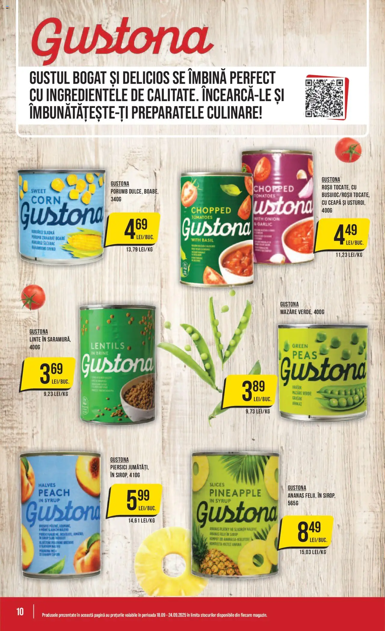 Noul catalog Mega Image – valabil de la 18.09.2025 | Pagină: 10 | Produse: Roșii, Ananas, Sirop, Ceapă