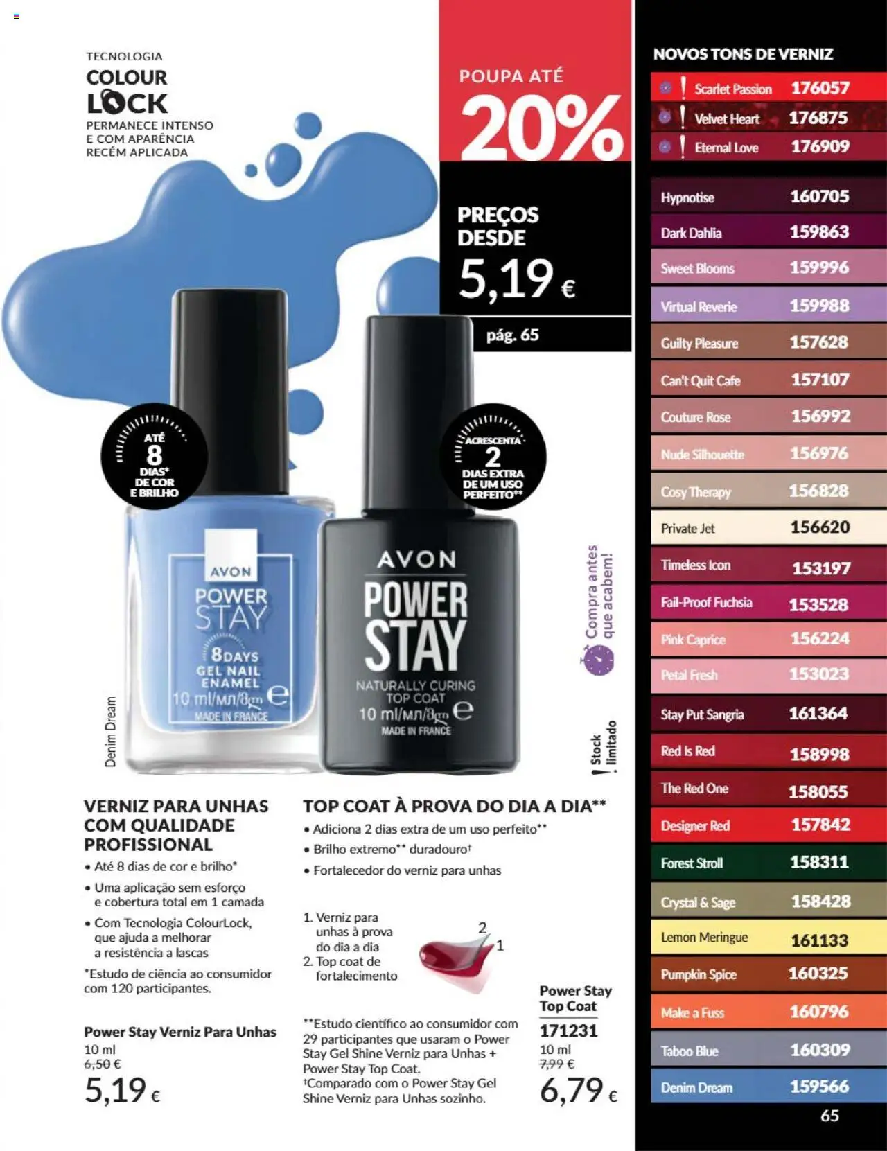 Catálogo Avon Campanha 6 │ válido de 01.06.2025 | Página: 65 | Produtos: Top, Café, Verniz