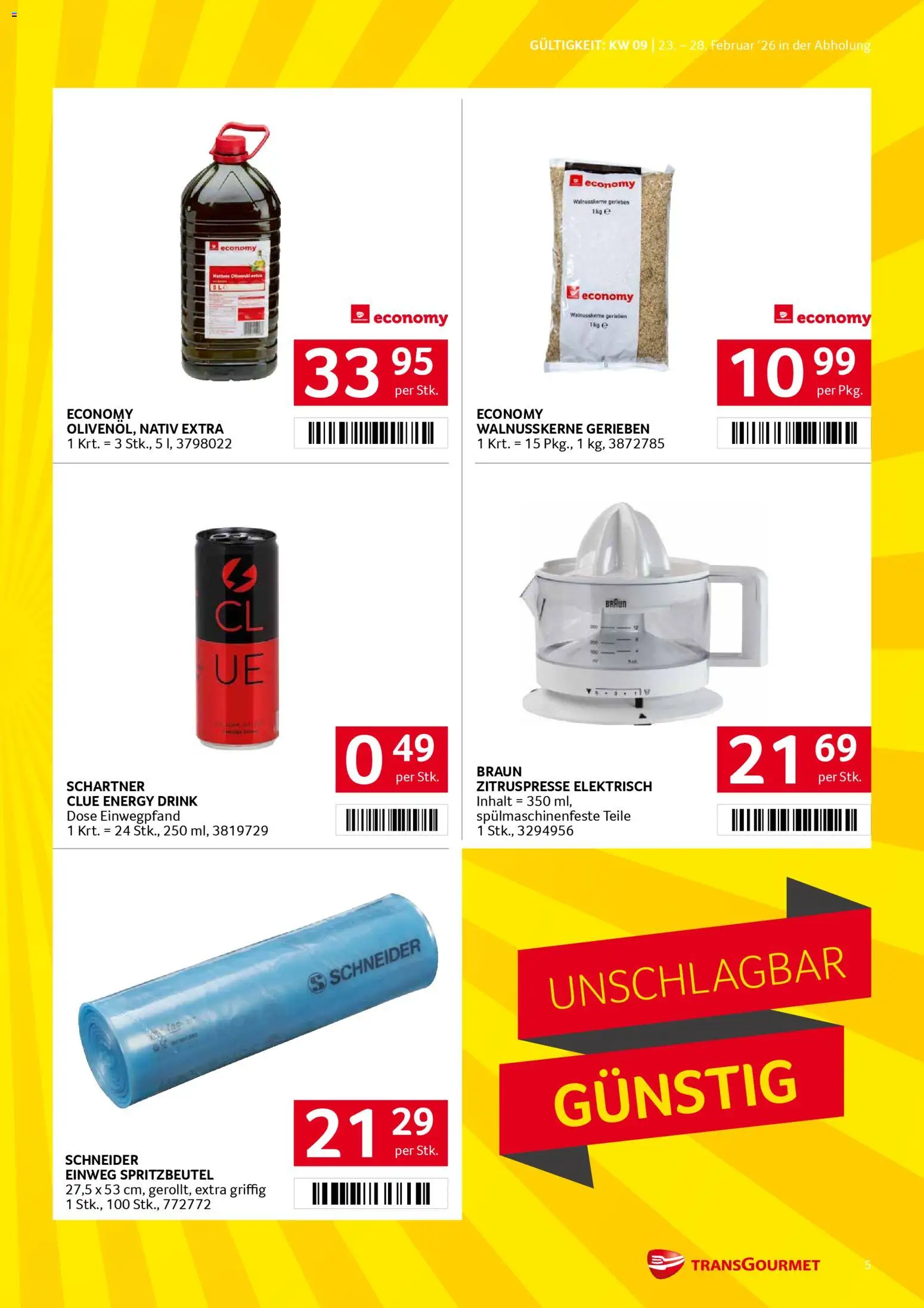 Transgourmet Flugblatt gültig ab 23.02.2026 | Seite: 5