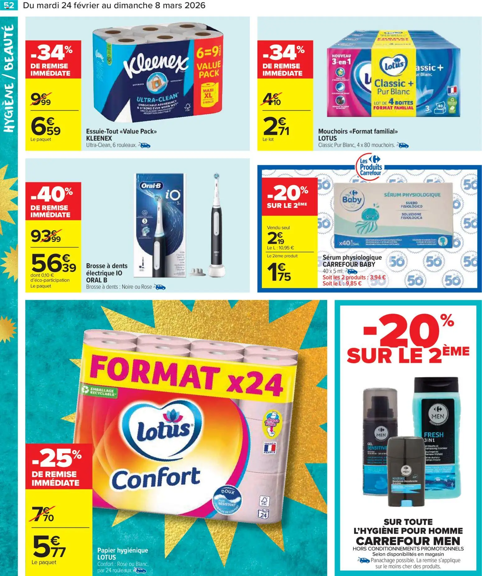 {H1} | Page: 54 | Produits: Serum, Brosse, Brosse à dents, Mouchoirs