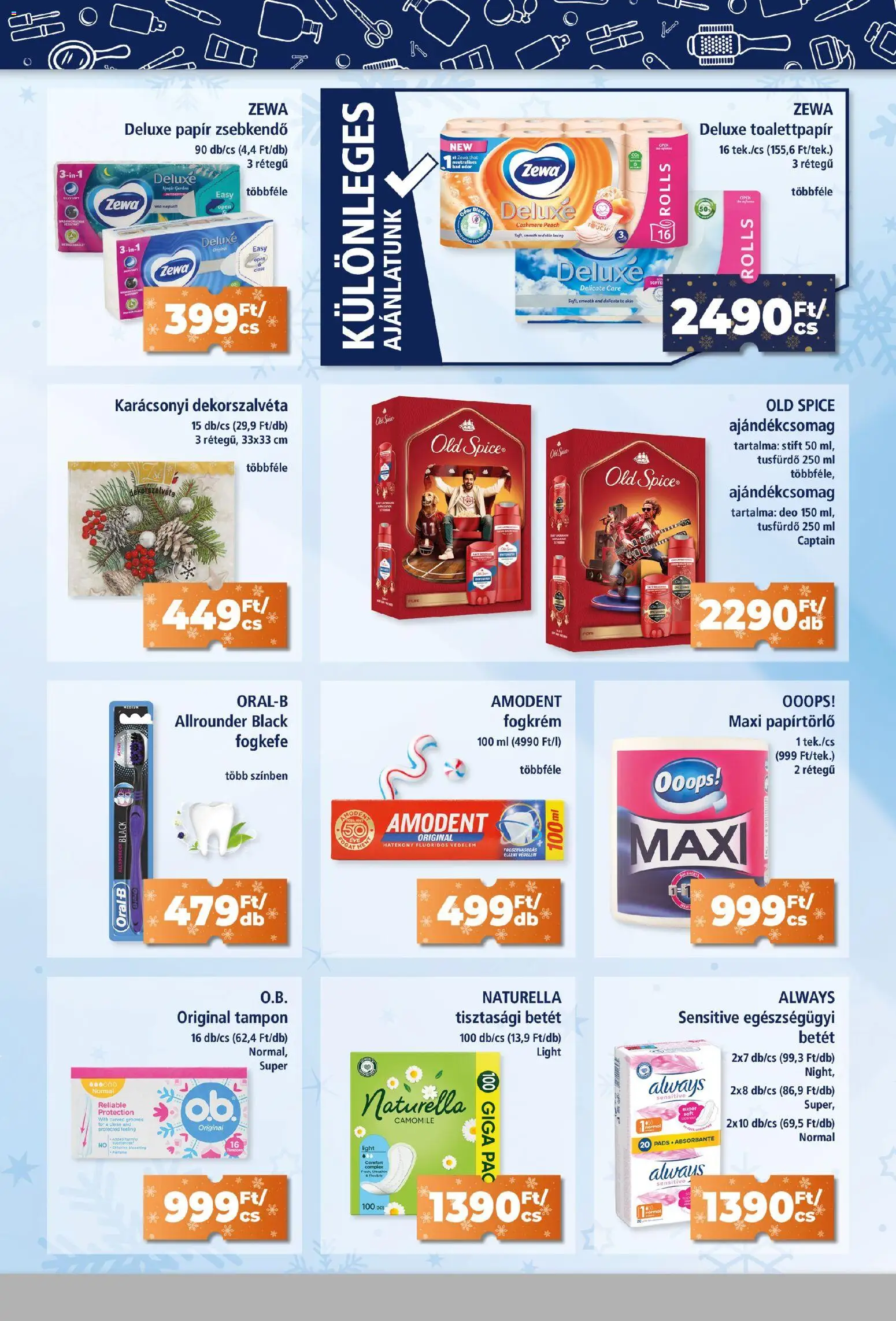 Goods Market akciós ujság - amely érvényes a következő dátumtól: 18.12.2025 | Oldal: 5 | Termékek: Tisztasági betét, Stift, Tusfürdő, Fogkefe