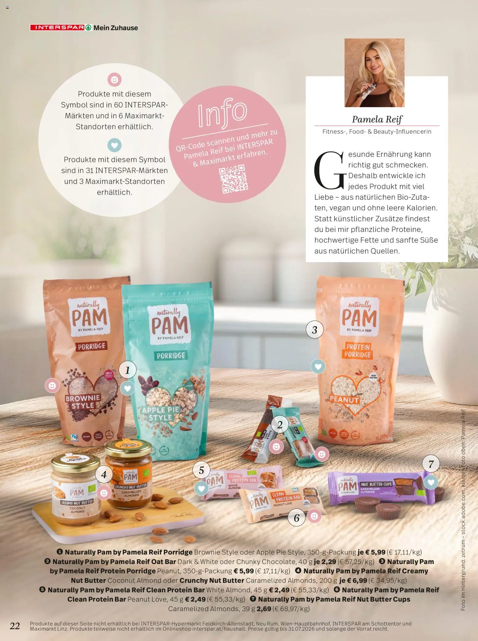 Interspar Mein Zuhause Magazin  gültig ab 07.04.2026 | Seite: 22 | Produkte: Apple, Butter