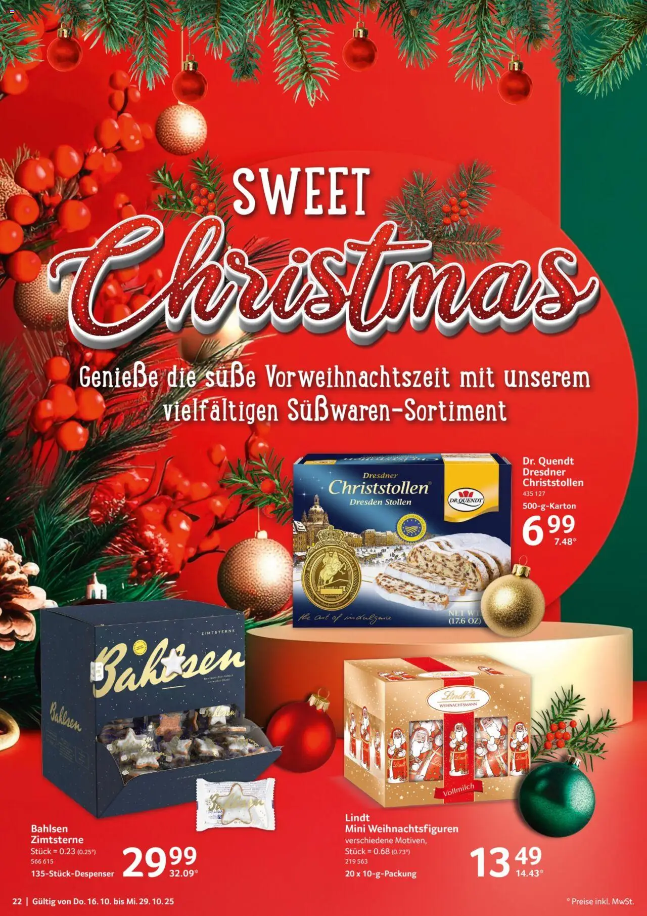 Selgros Gastronomie – gültig ab 16.10.2025 | Seite: 22 | Produkte: Lindt