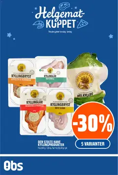 Forhåndsvisning av Coop Obs - Helgemat Kuppet gyldig fra 29.01.2026