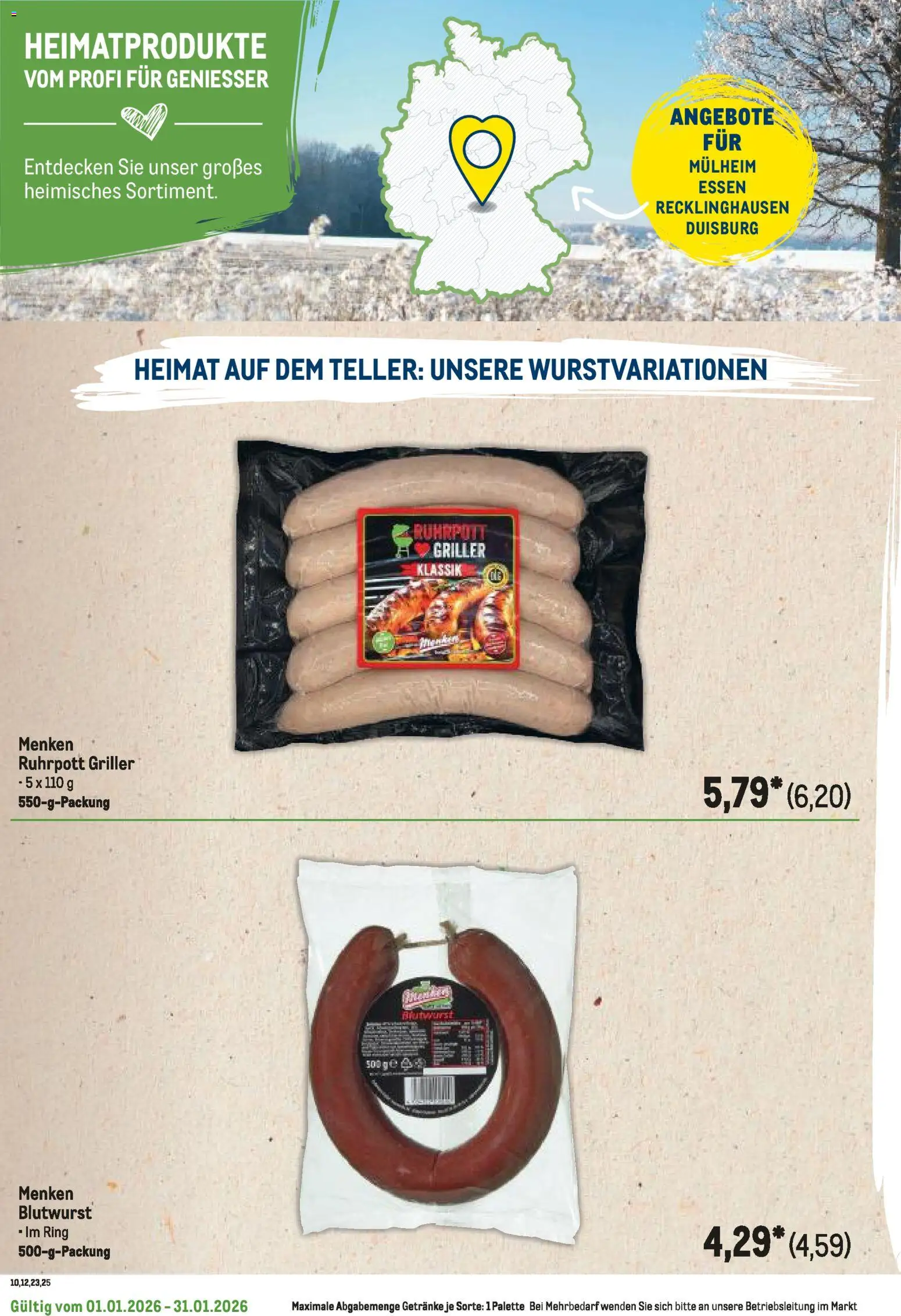 Metro  Regionaler Flyer – gültig ab 01.01.2026 | Seite: 20 | Produkte: Griller