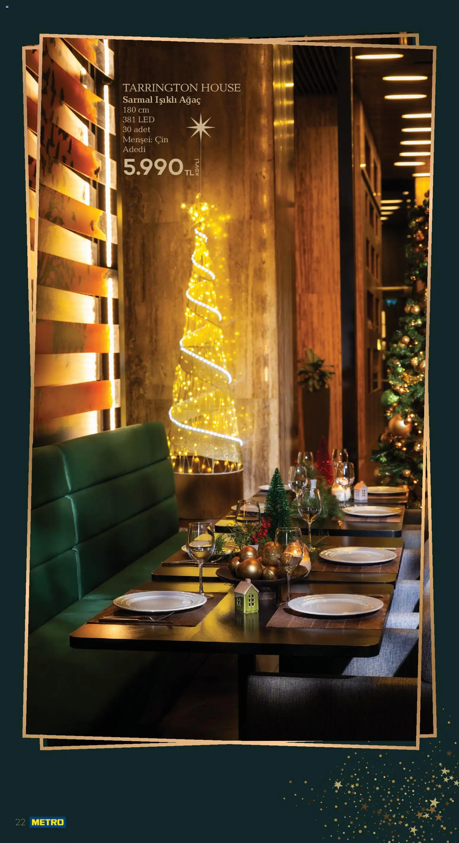 Metro - Yılbaşı Dekorasyon Kataloğu - 18.11.2025 tarihinden itibaren geçerlidir | Sayfa: 22 | Ürünler: Cin