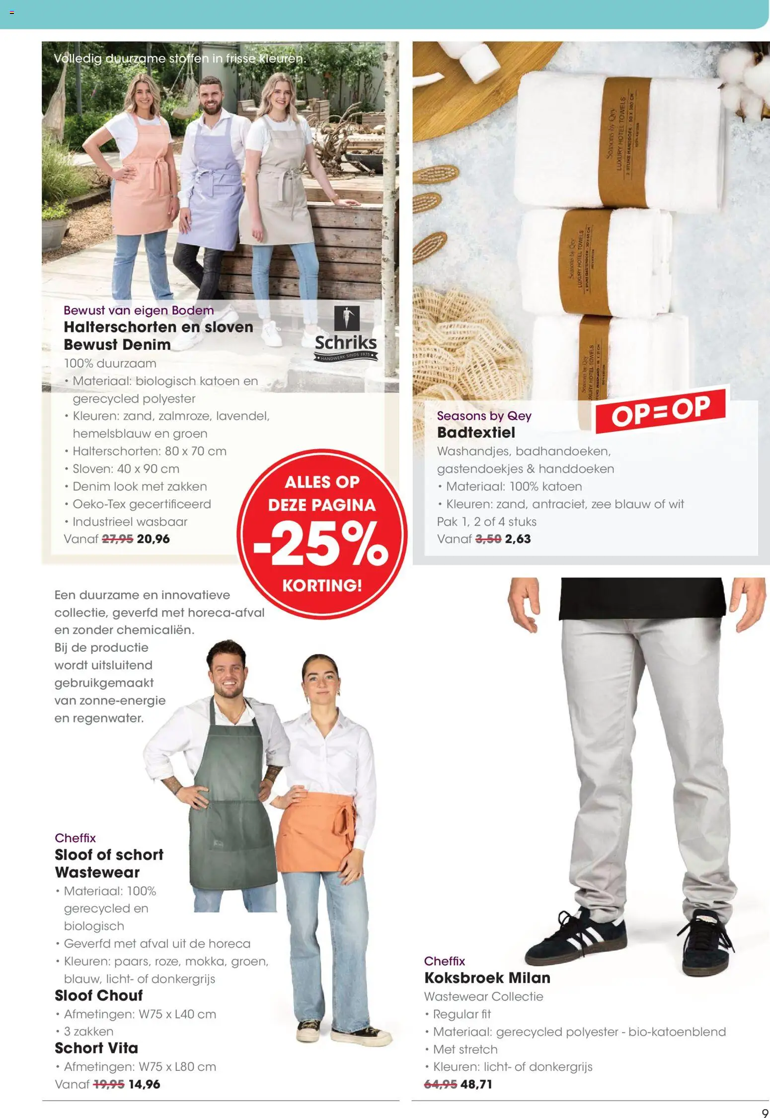 {H1} | Pagina: 9 | Producten: Handdoeken