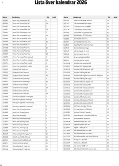 Office Depot - erbjudanden - Kalender - Förhandsvisning av reklamblad från butik Office Depot aktuell från 08.09.2025 | Sida: 54