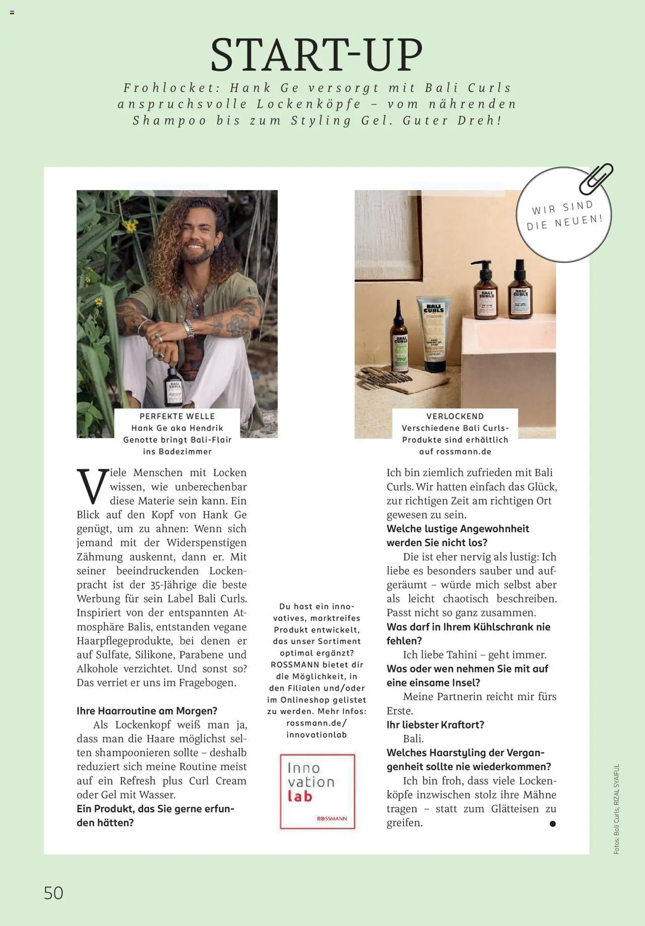 Rossmann Centaur – gültig ab 01.10.2025 | Seite: 50 | Produkte: Kühlschrank, Shampoo, Wasser, Glätteisen
