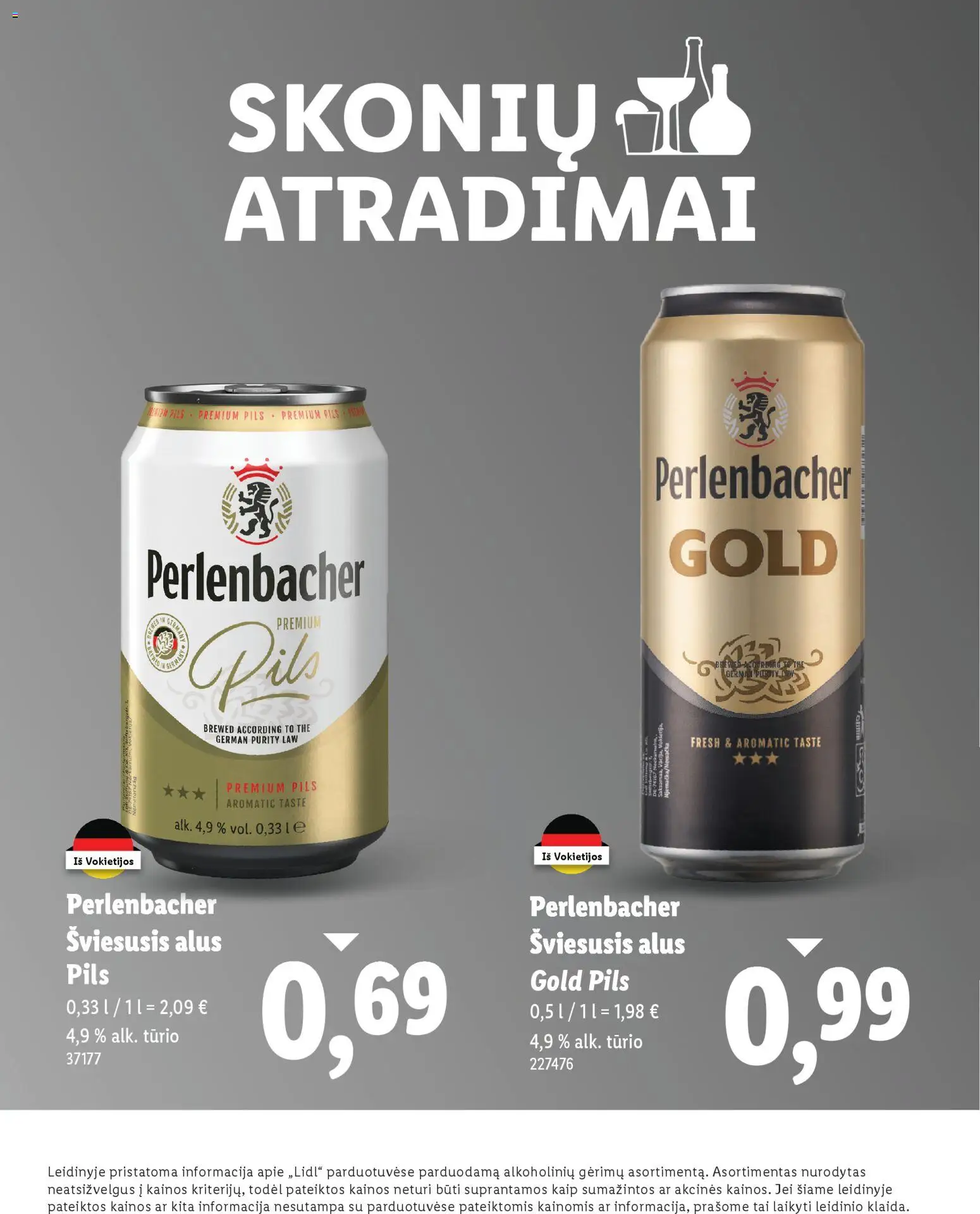 LIDL akcijos nuo 01.12.2025 | Puslapis: 16 | Prekių: Alus