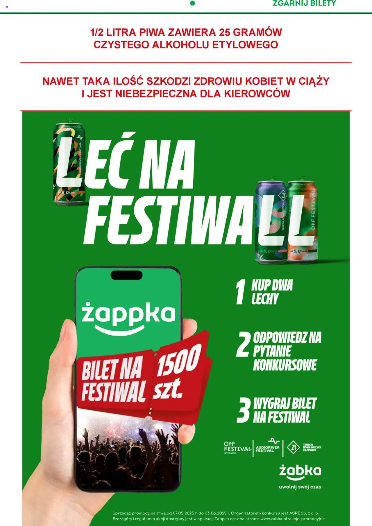 Żabka Gazetka od 21.05.2025 | Strona: 32 | Produkty: Piwo