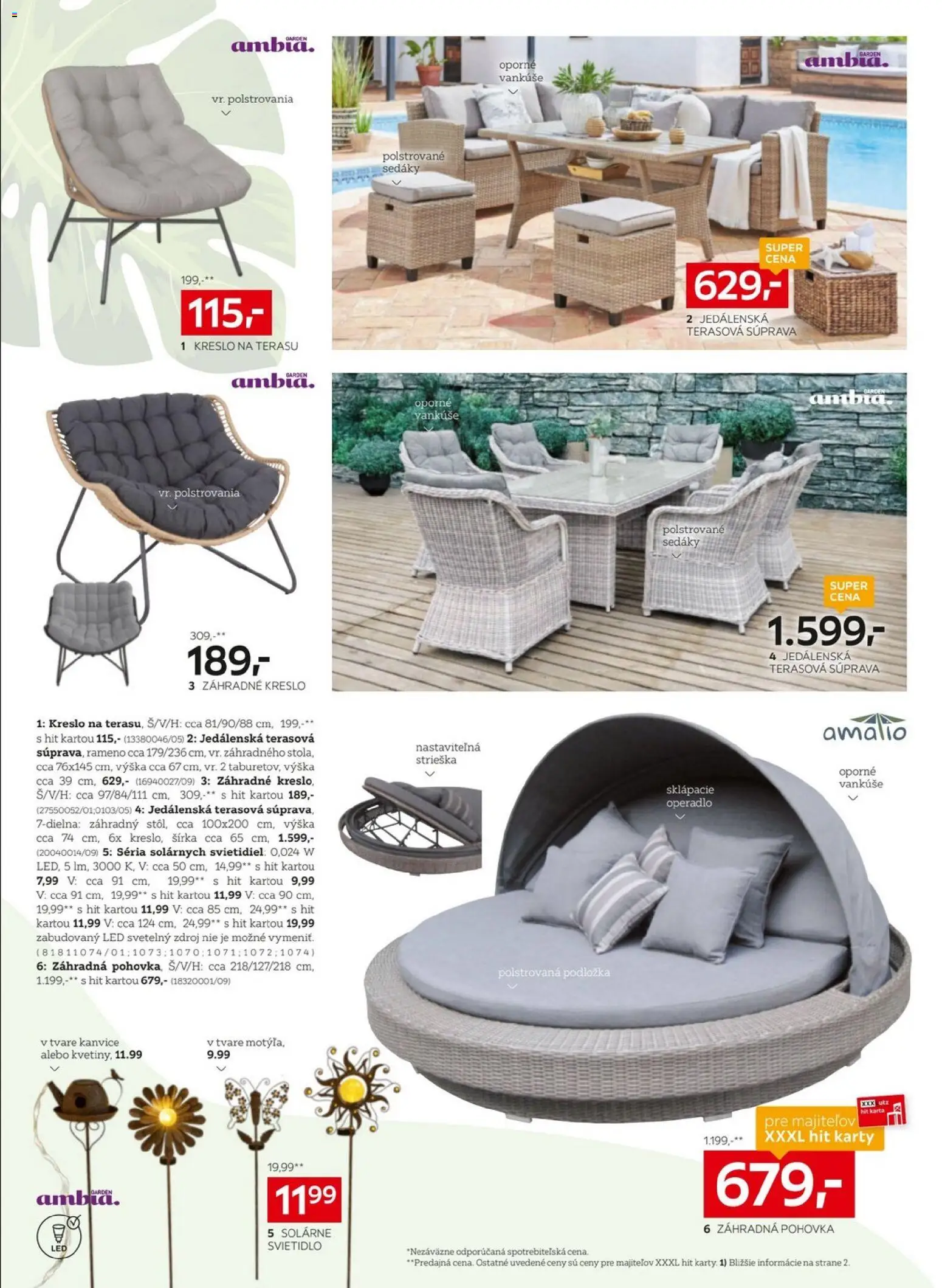 Nové XXXLutz akcie – leták je platný od 06.04.2026 | Strana: 6 | Produkty: Pohovka, Vankúše, Záhradne kreslo, Svietidlo