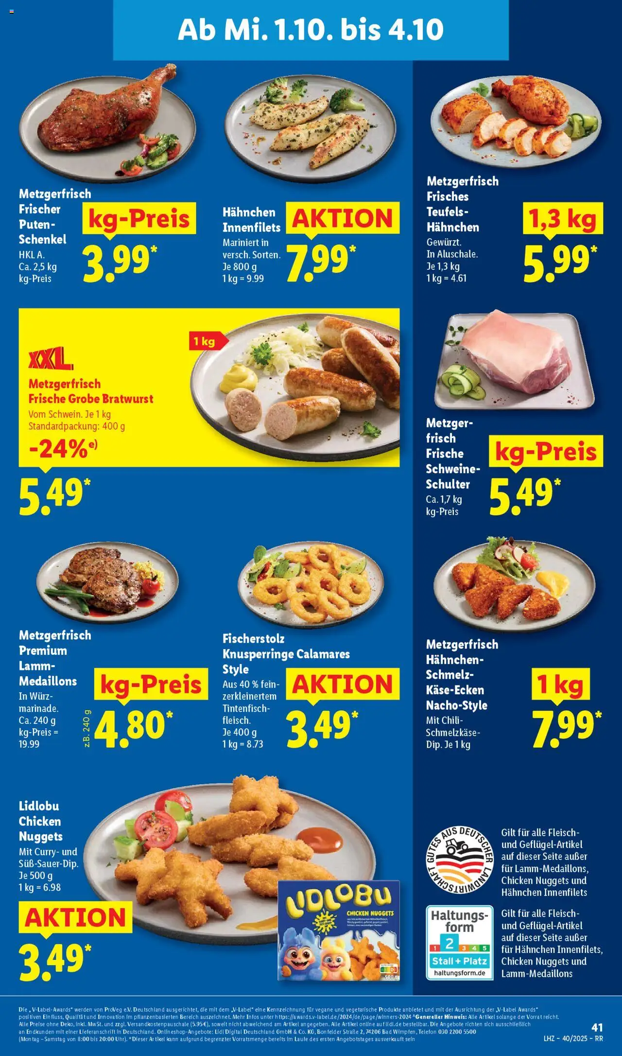 Lidl Prospekt Bestwig – gültig ab 29.09.2025 | Seite: 59 | Produkte: Hahnchen, Bratwurst, Chili, Telefon