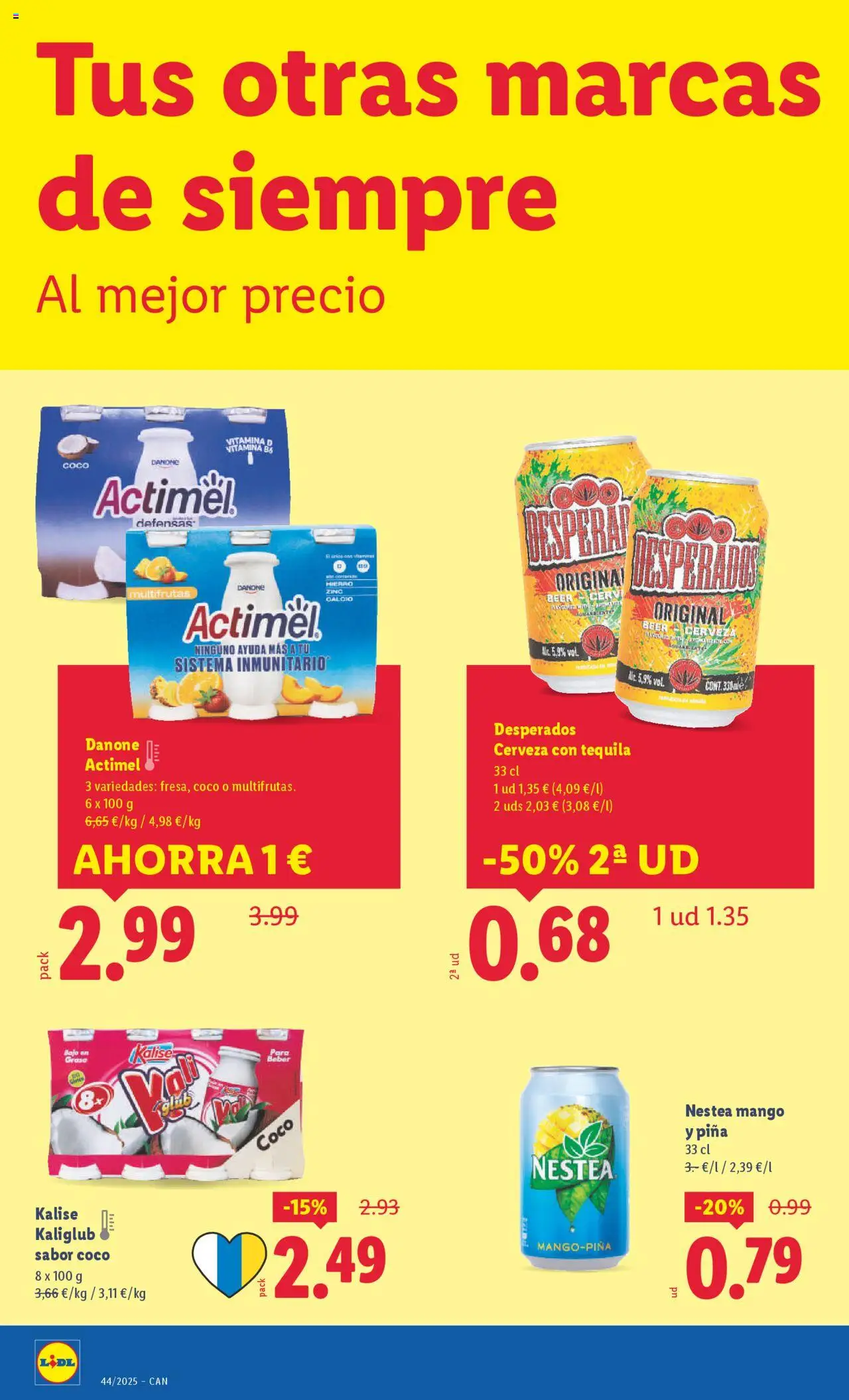 Lidl - Canarias │ válido desde el 27.10.2025 | Página: 32 | Productos: Cerveza, Τυρόπιτα, Piña, Ρούτερ