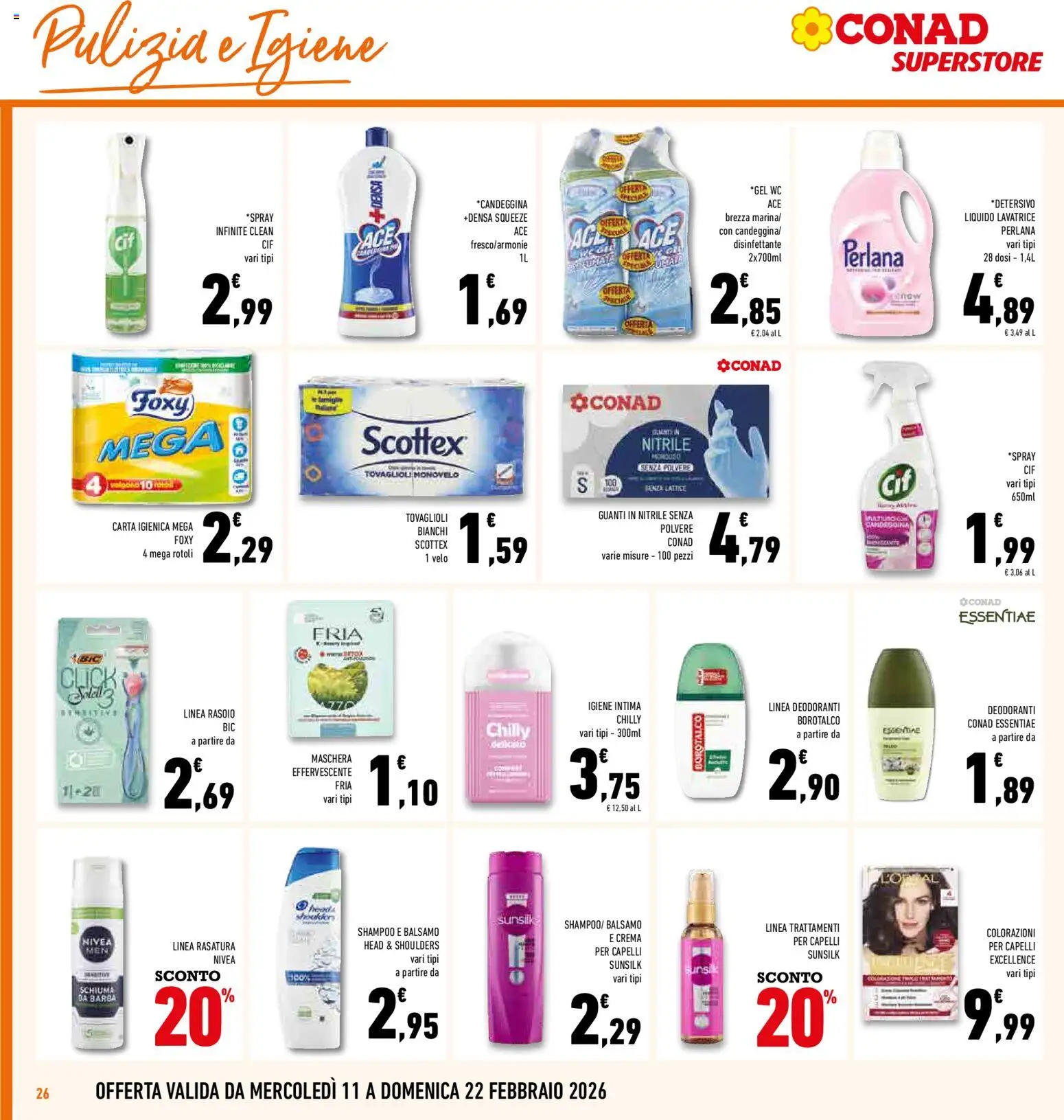 Volantino Conad del 11.02.2026 | Pagina: 26