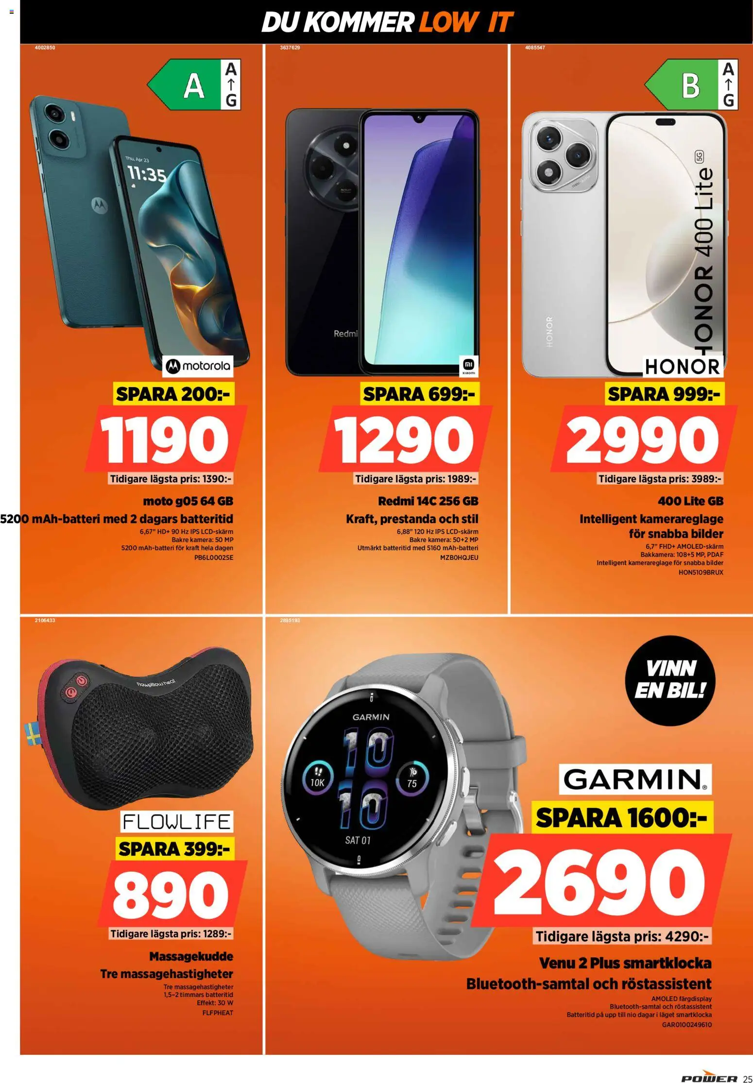 Power reklamblad aktuell från 10.11.2025 | Sida: 25 | Produkter: Kamera, Massagekudde