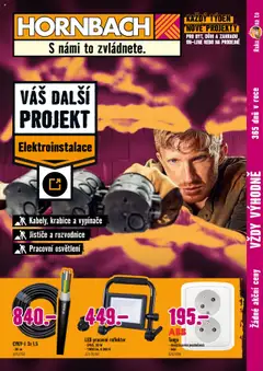 Náhled letáku HORNBACH leták - Elektroinstalace od 10.09.2025