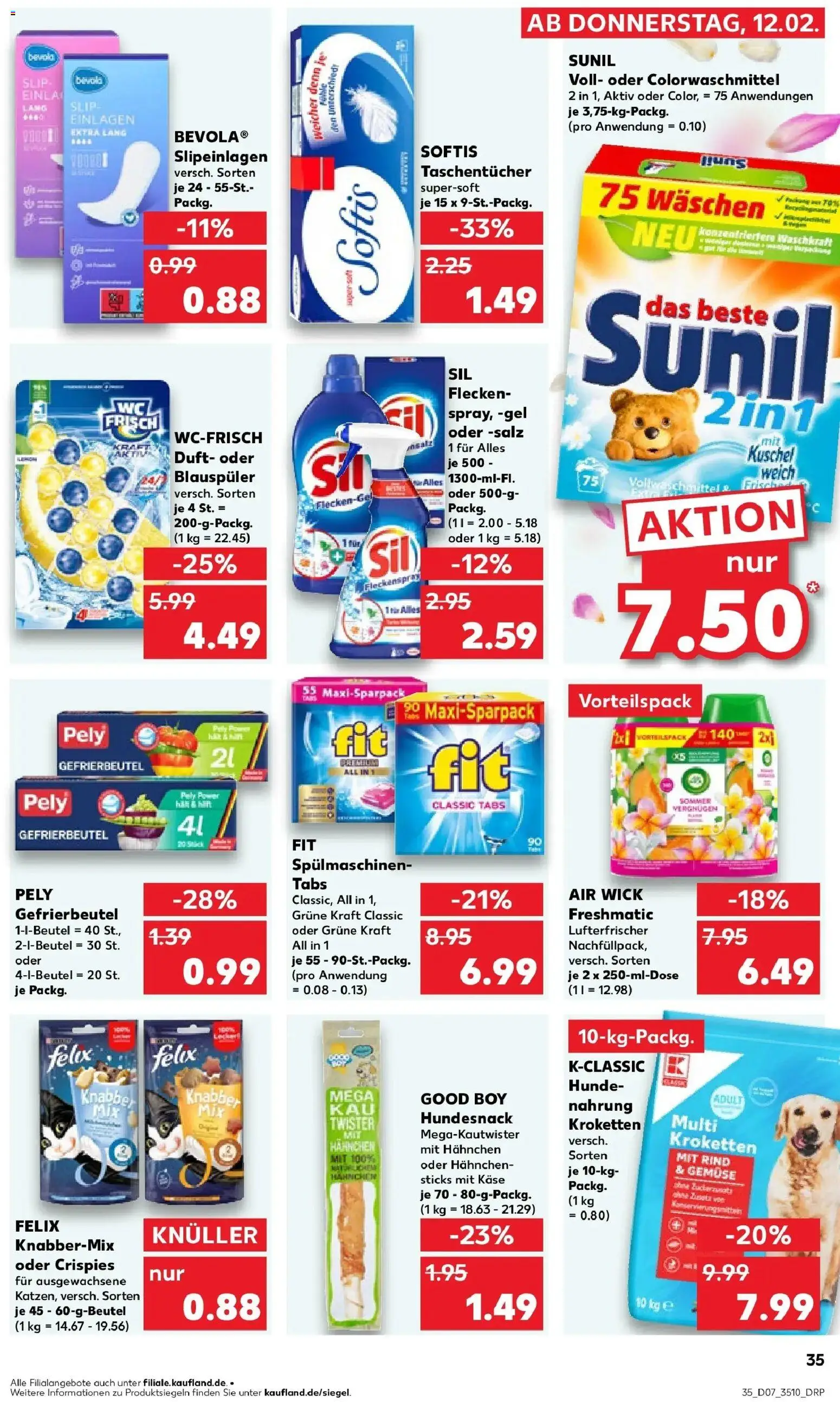 Kaufland prospekt Ahrensfelde	 – gültig ab 16.02.2026 | Seite: 35 | Produkte: Hahnchen, Tür, Gemüse, Salz