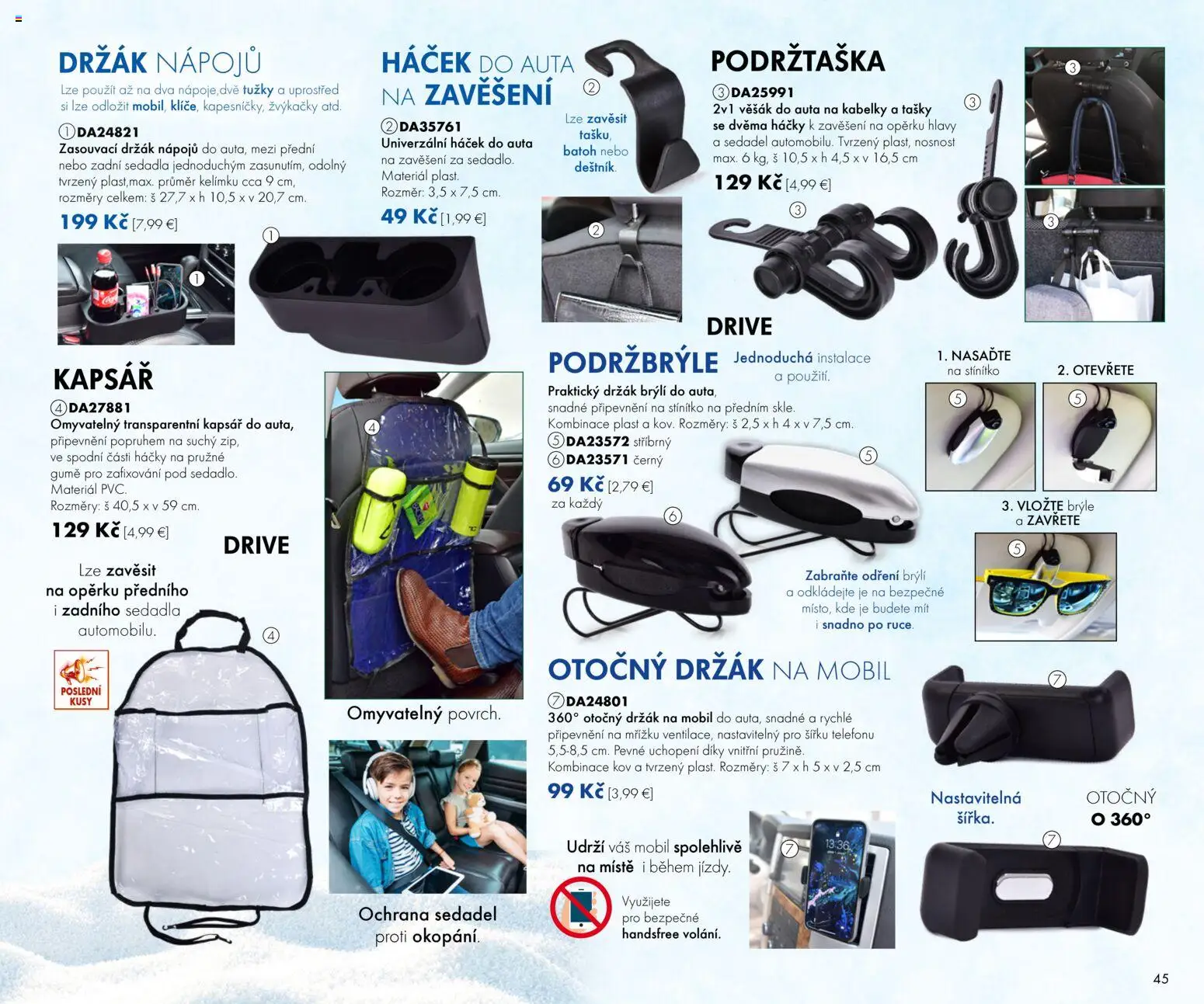 Nové Dedra akcie – leták je platný od 01.01.2026 | Strana: 45 | Produkty: Mobil, Batoh