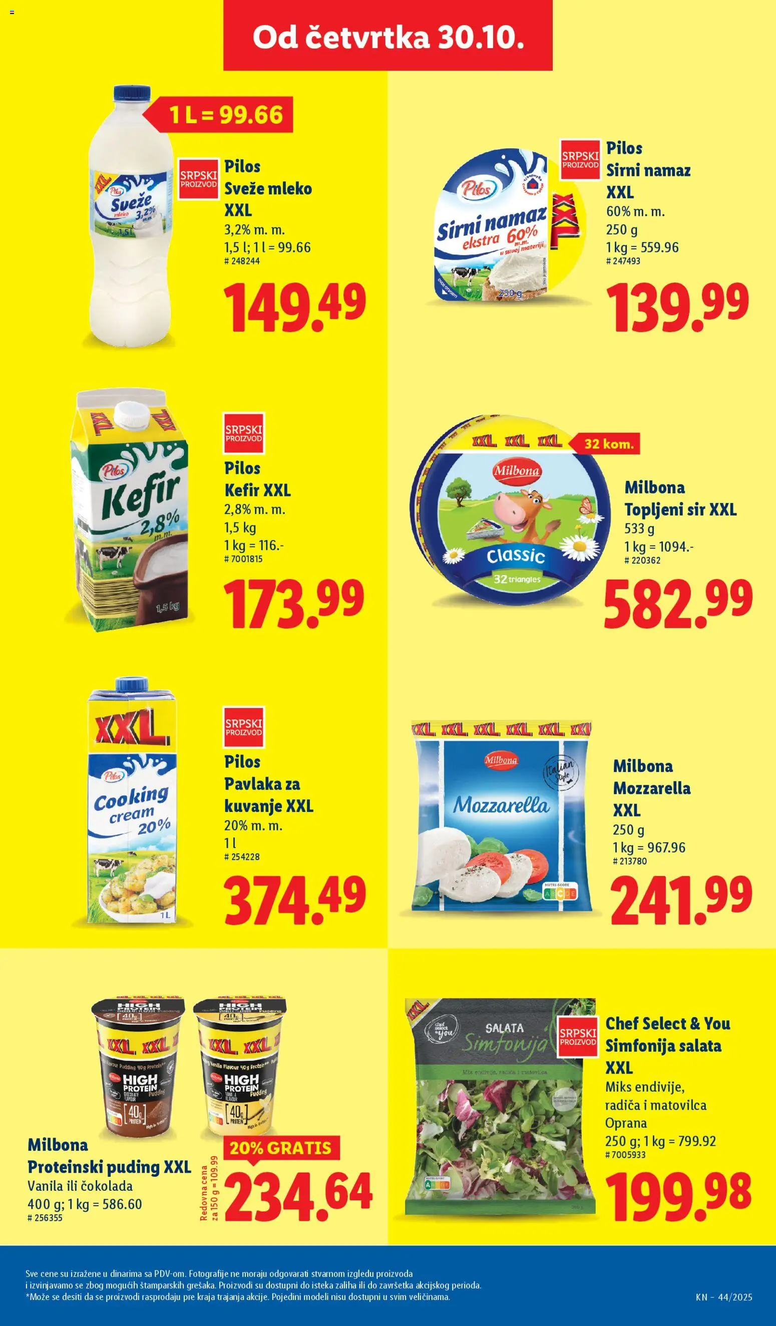 Lidl katalog - važi od 30.10.2025 | Strana: 27 | Proizvode: Protein, Puding, Sveže mleko, Topljeni sir