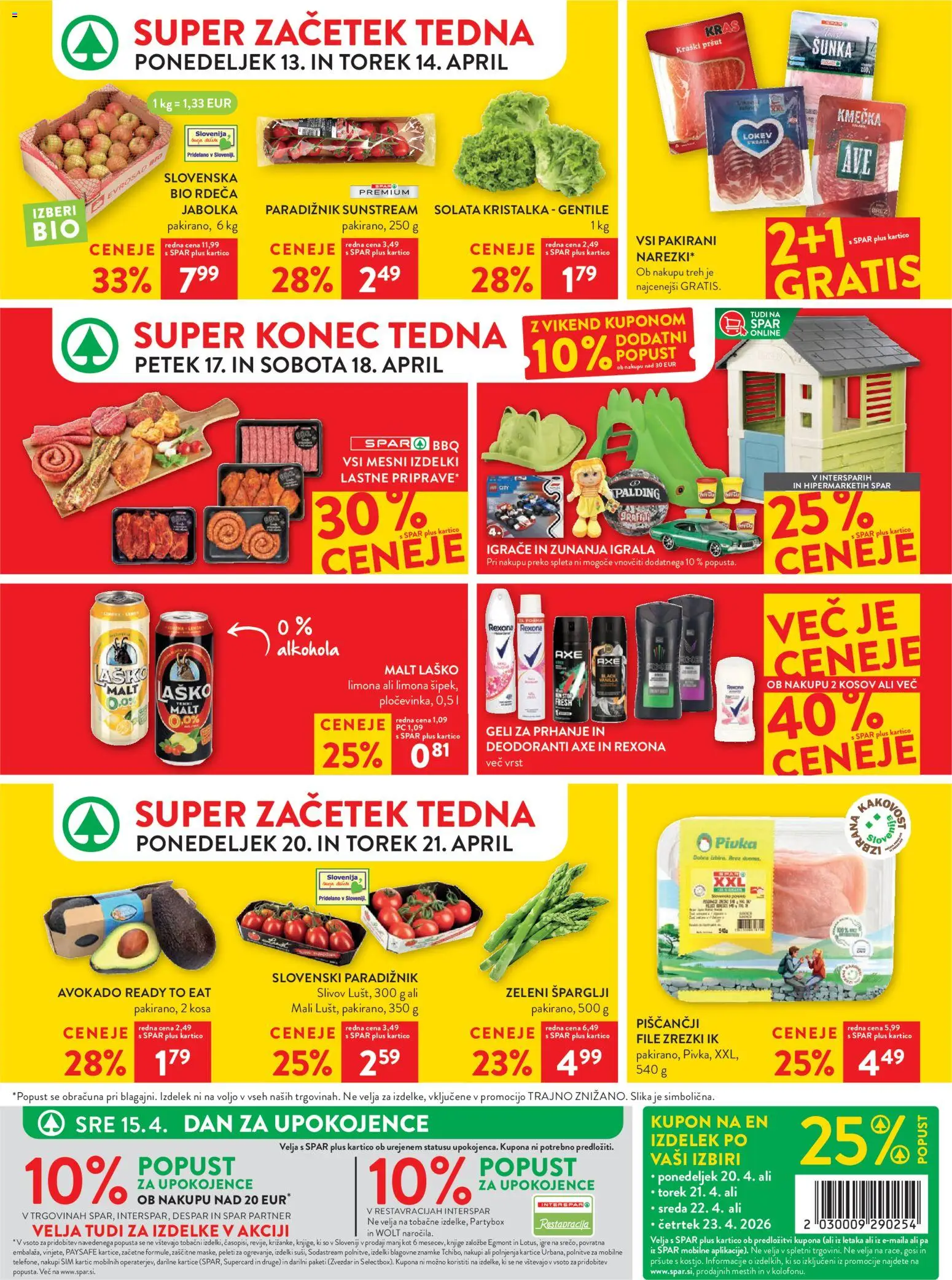 Novi Spar katalog ponudbe – veljaven od 15.04.2026 | Stran: 38