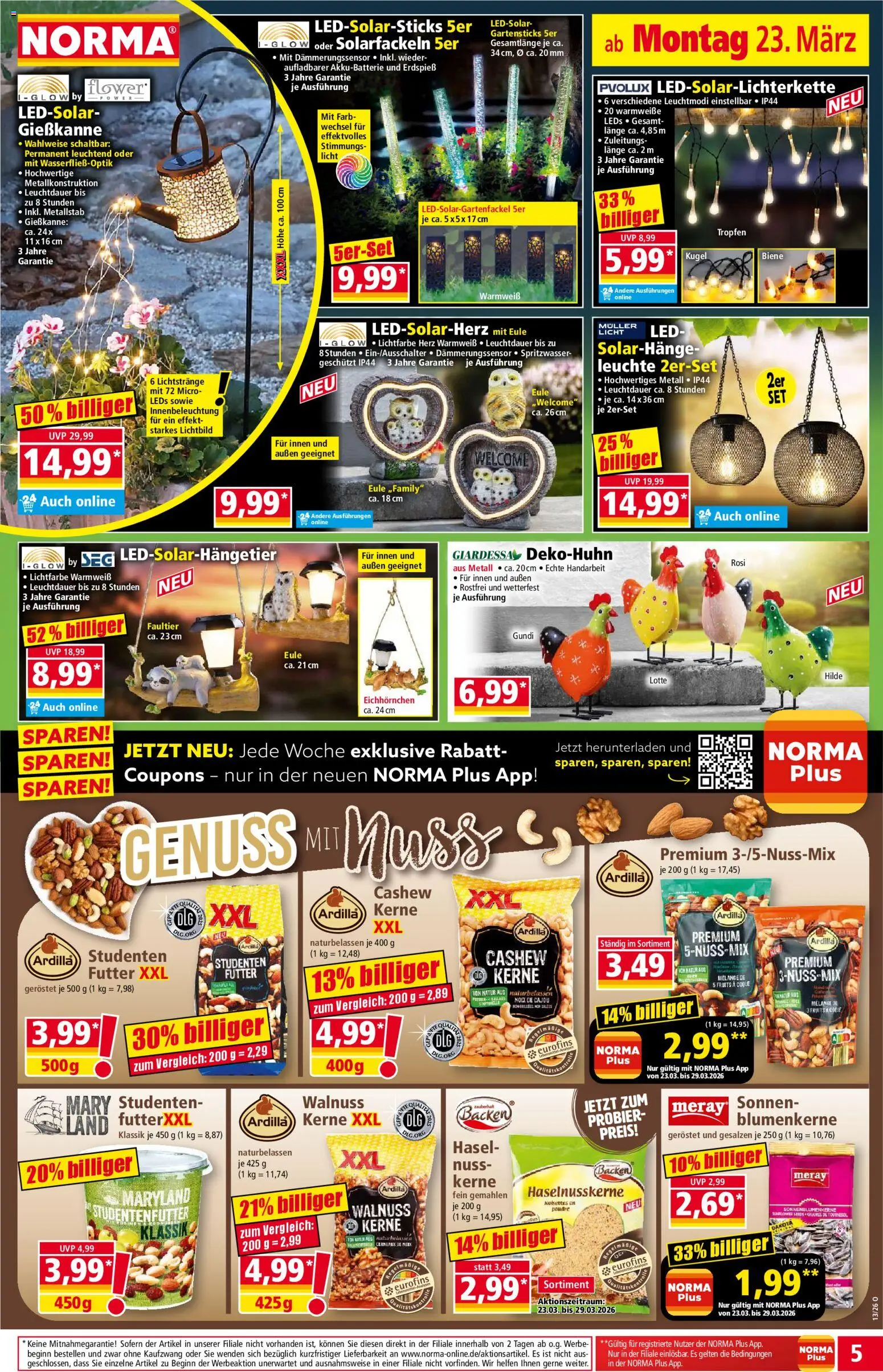 Norma Prospekt 	 – gültig ab 23.03.2026 | Seite: 5