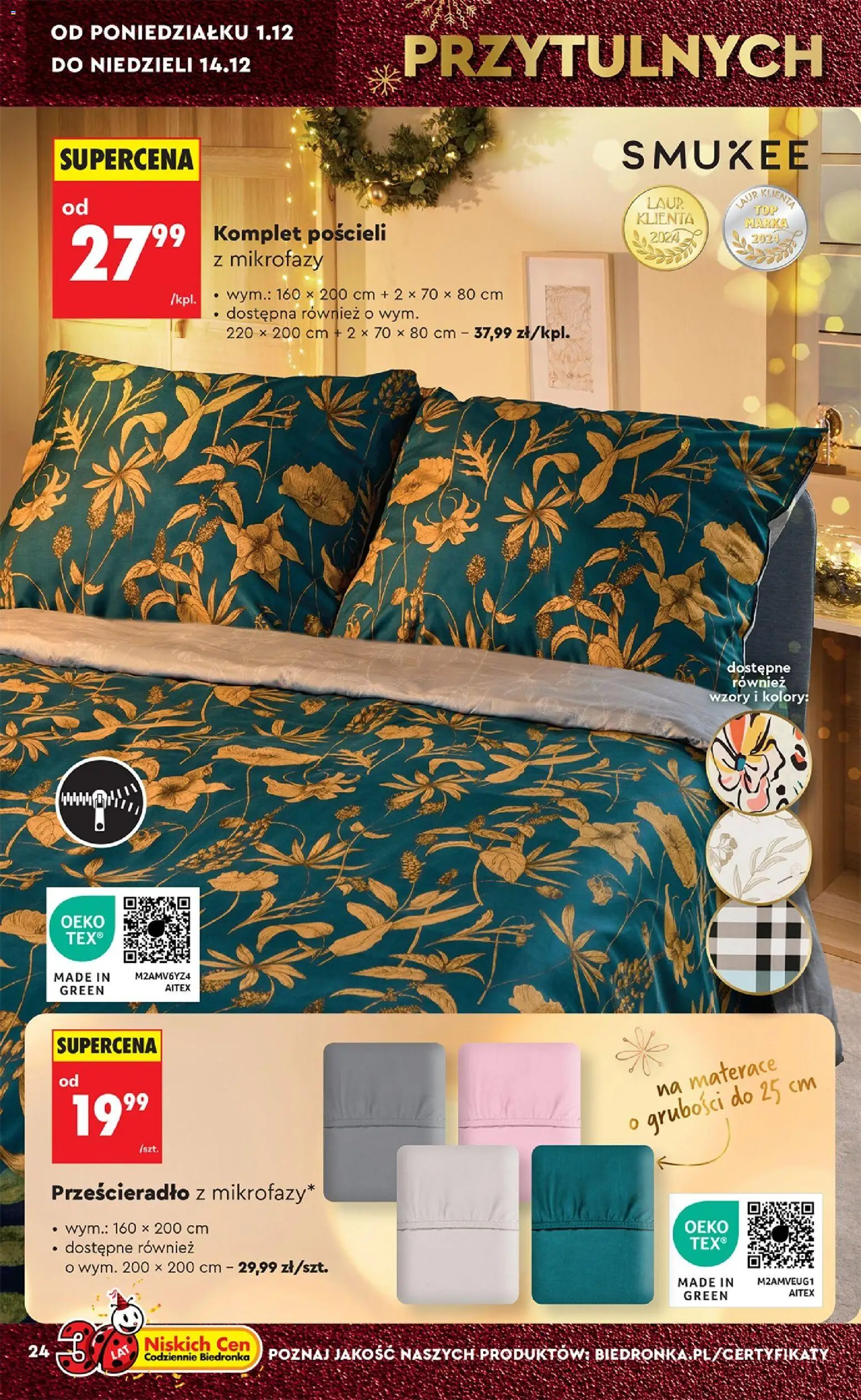 Biedronka gazetka - Hity i inspiracje od 29.11.2025 | Strona: 24