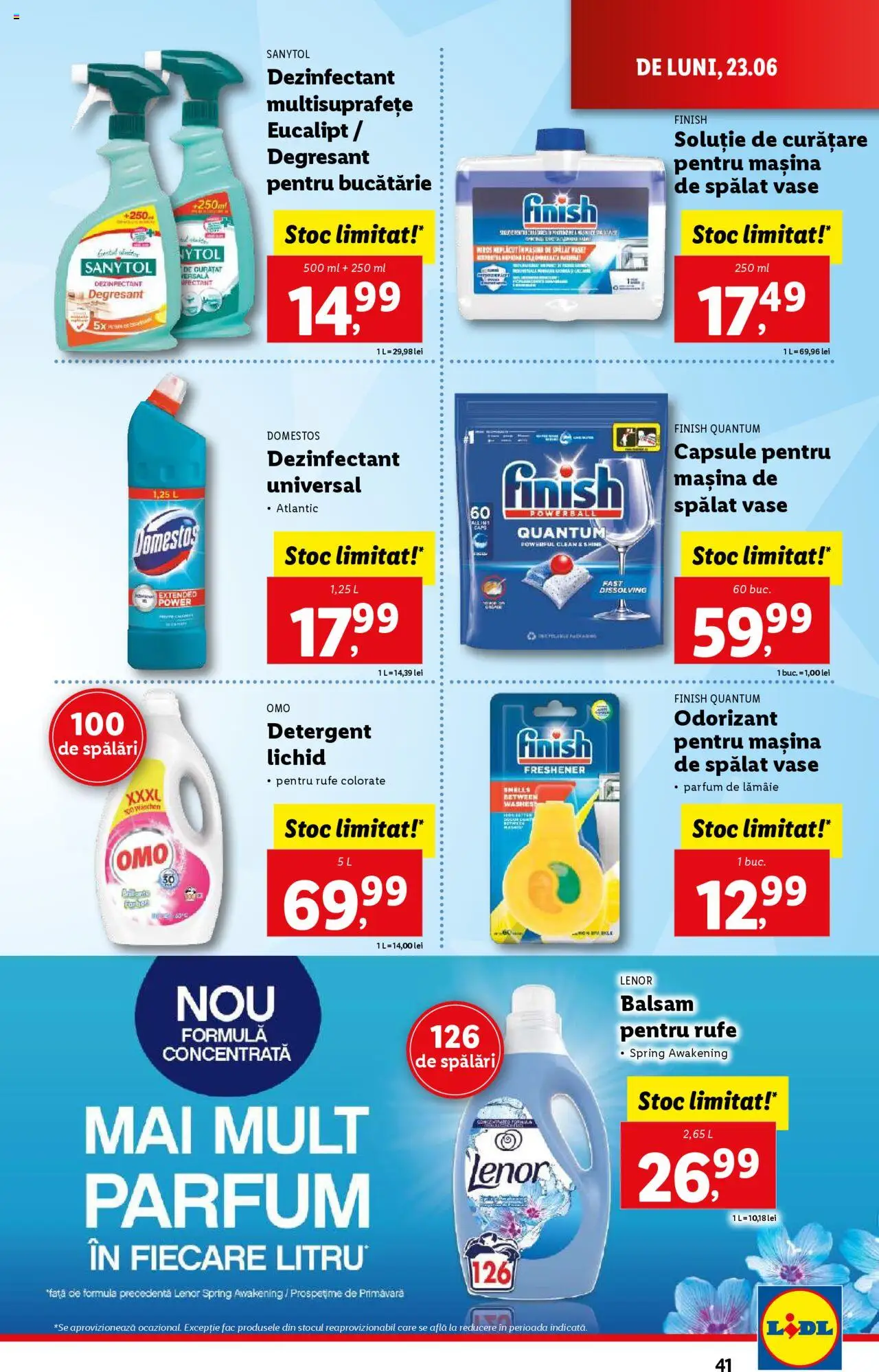 Catalog Lidl – valabil de la 23.06.2025 | Pagină: 41 | Produse: Pomelo, Parfum, Balsam, Lămâie
