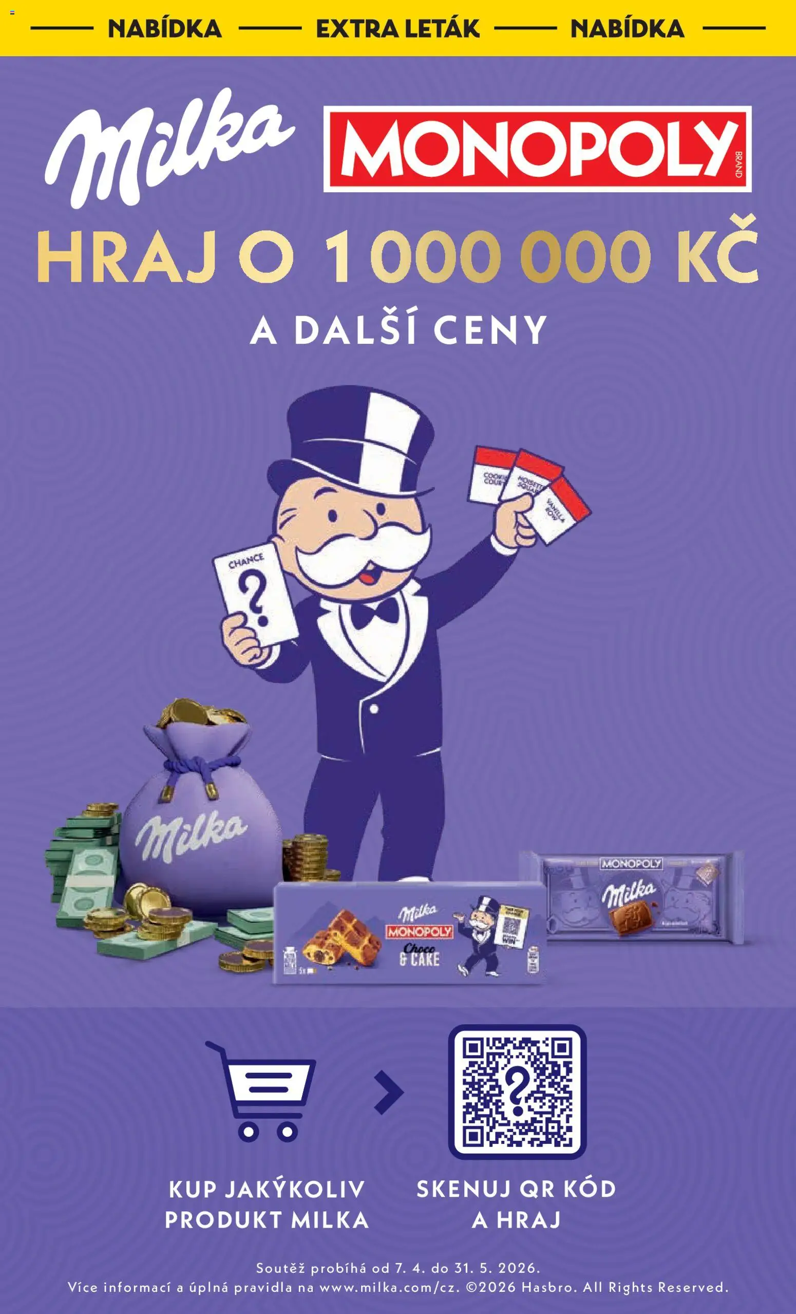 Albert leták - Hypermarket od 01.04.2026 | Strana: 15 | Produkty: Milka