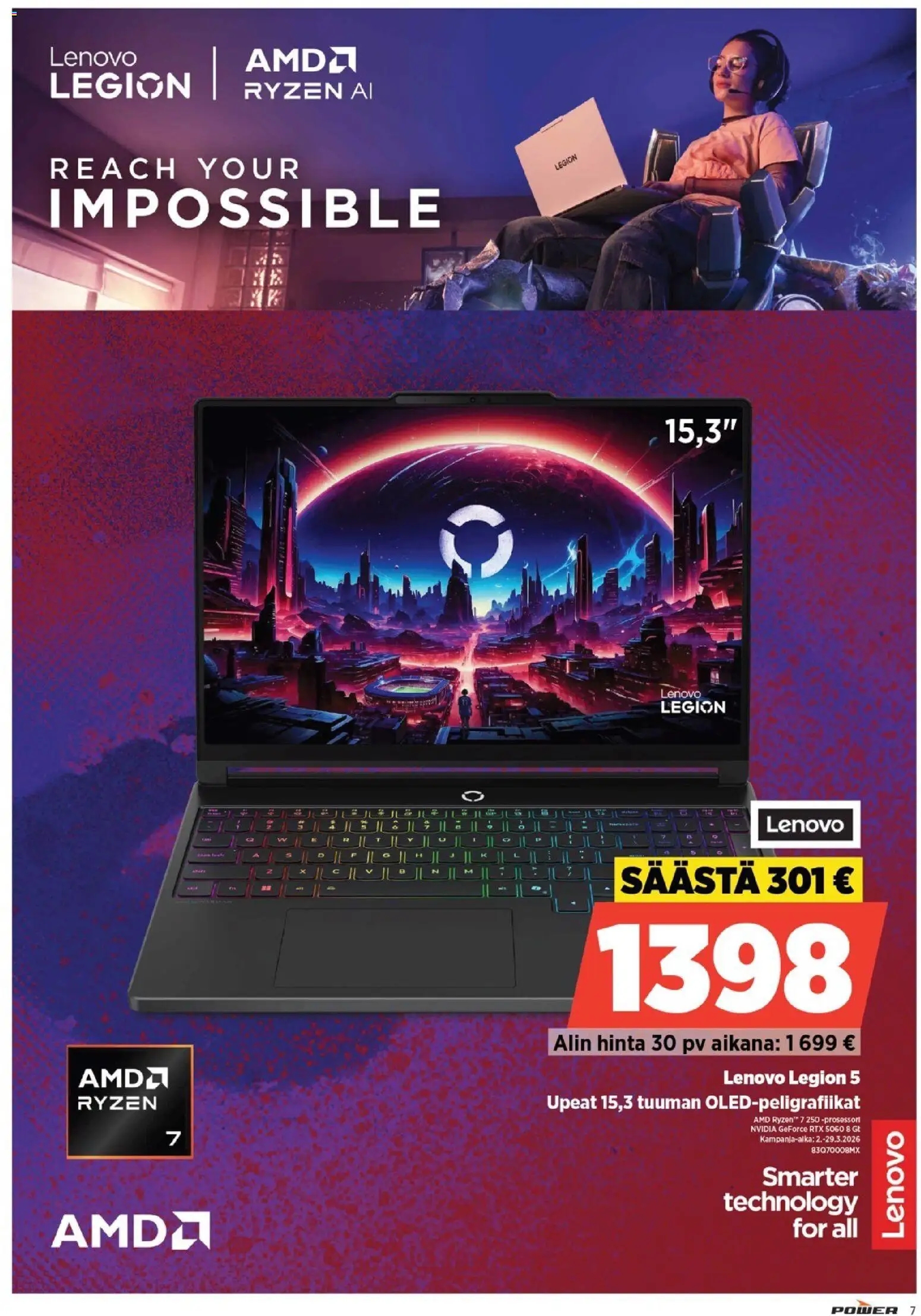 Power - POWER HINTAAN Viikon mainoslehti – voimassa 31.03.2026 alkaen | Sivu: 7