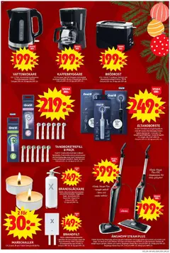 ICA Maxi - erbjudanden - Förhandsvisning av reklamblad från butik ICA Maxi aktuell från 22.12.2025 | Sida: 13 | Produkter: Kaffebryggare, Vattenkokare, Eltandborste, Brandsläckare