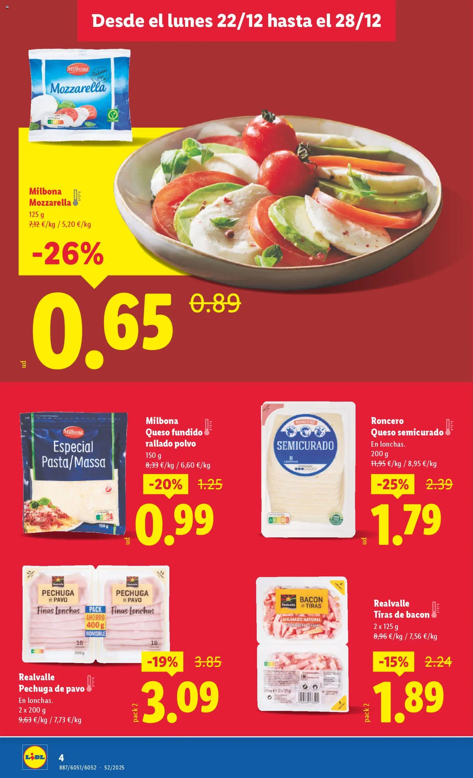 Lidl - Parque Comercial Taralpe │ válido desde el 22.12.2025 | Página: 4 | Productos: Γραβάτα, Polvo, Queso