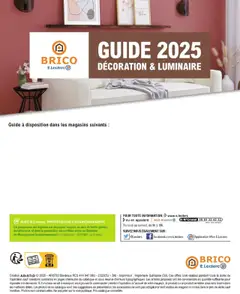 Brico E.Leclerc - Prévisualisation de GUIDE 2025 DÉCORATION & LUMINAIRE, Guide to decoration and lighting for 2025. valide à partir de 01.04.2025 | Page: 40