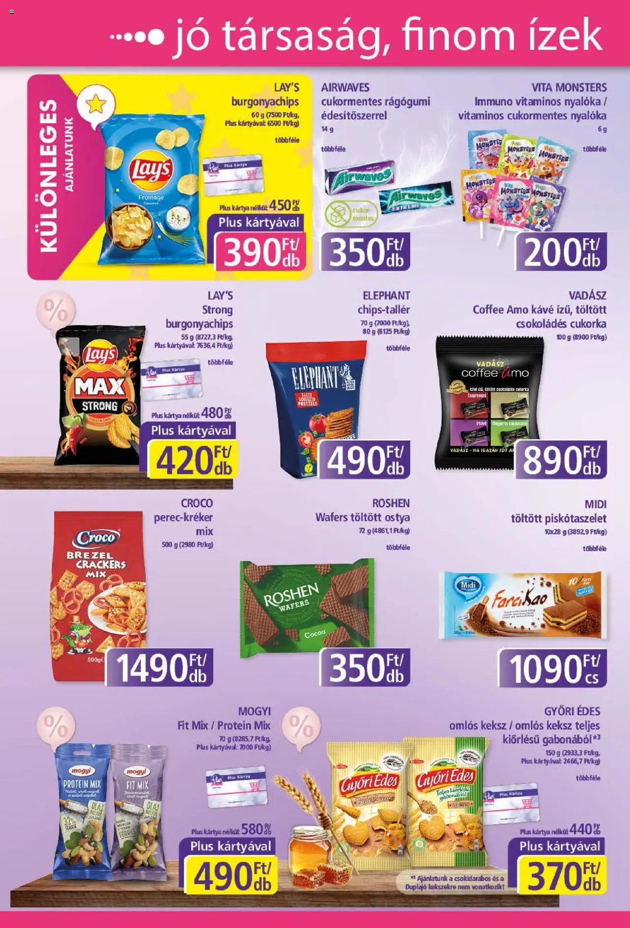 Plus Market akciós ujság - amely érvényes a következő dátumtól: 21.08.2025 | Oldal: 8 | Termékek: Rágógumi, Nyalóka, Kávé, Cukor