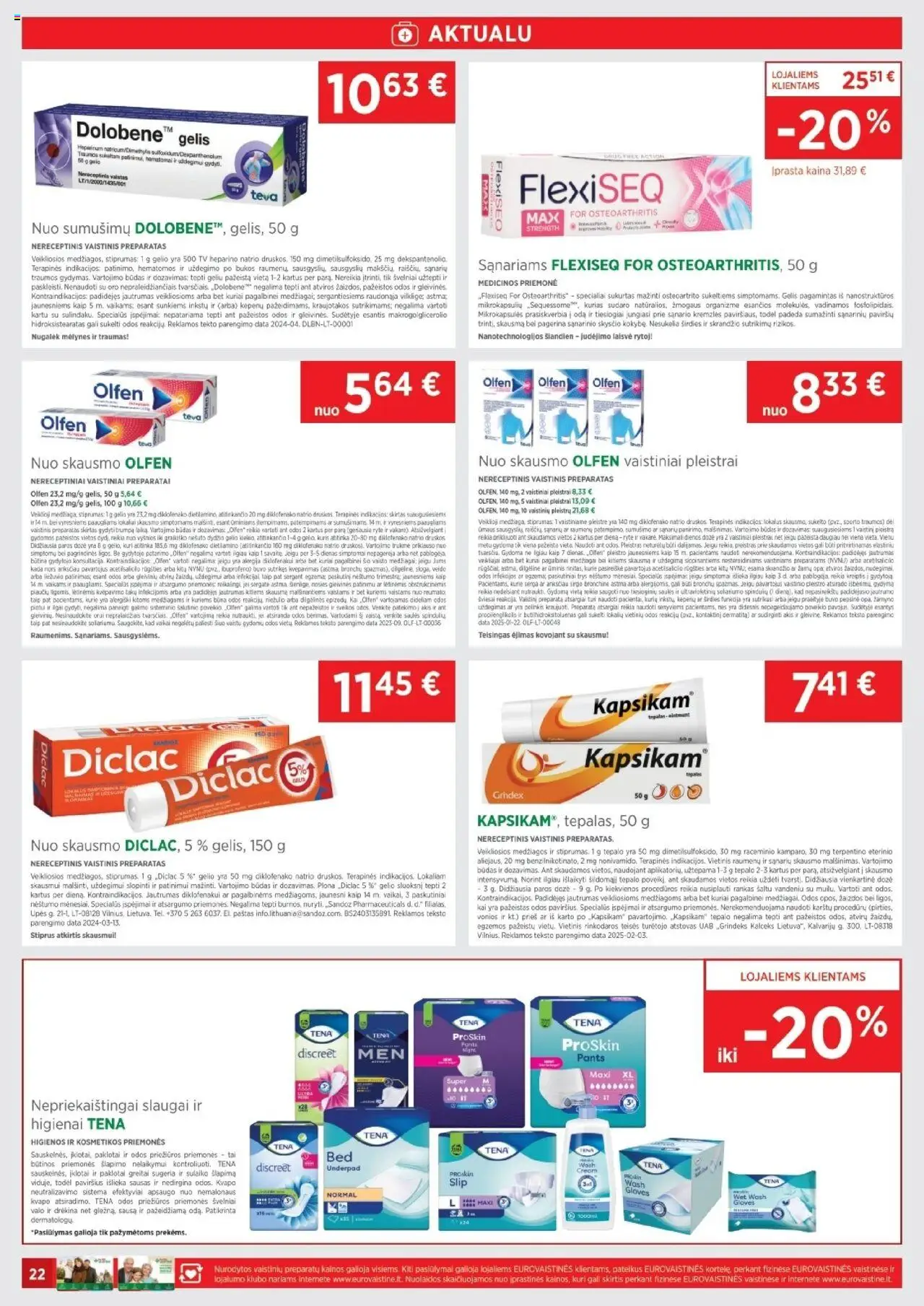 EUROVAISTINĖ akcijos nuo 01.09.2025 | Puslapis: 22 | Prekių: Tv