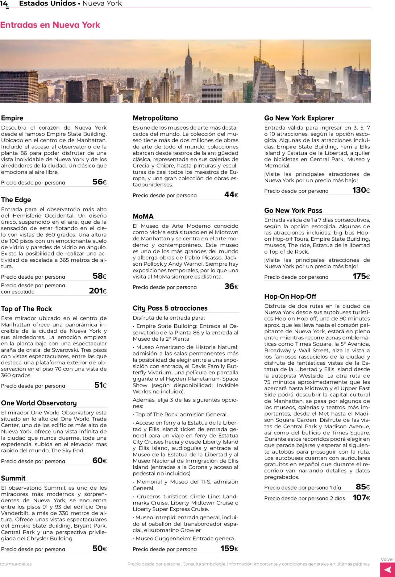 Viajes El Corte Inglés - Norteamérica y Caribe 2025 │ válido desde el 01.01.2025 | Página: 14 | Productos: Té, Auriculares