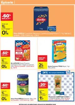 Carrefour - Prévisualisation de Carrefour Le mois vip, des promos très importantes valide à partir de 24.02.2026 | Page: 52 | Produits: Pesto, Couscous, Coquillettes, Pâtes