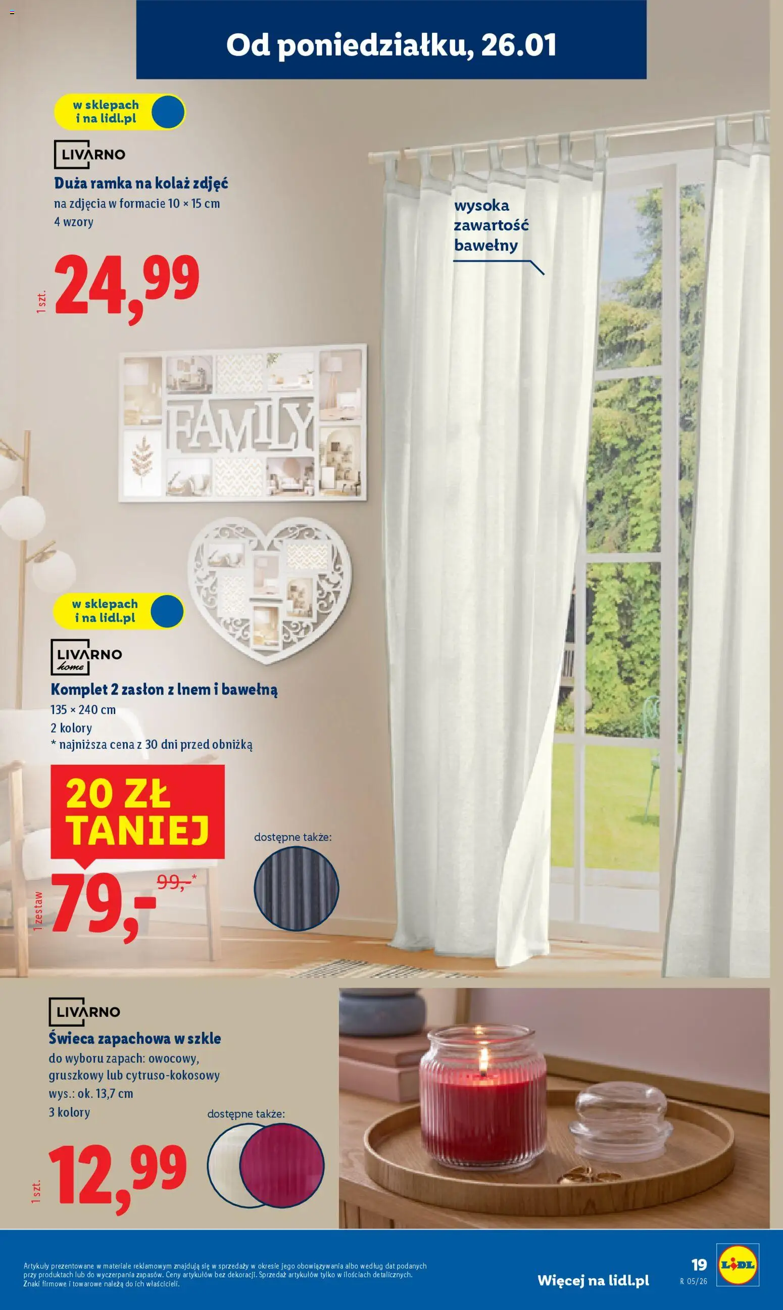Lidl Katalog od 26.01.2026 | Strona: 19 | Produkty: Zapach, Ramka