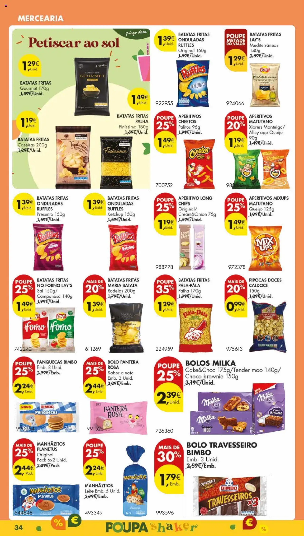 Pingo Doce folheto │ válido de 12.08.2025 | Página: 38 | Produtos: Sal, Queijo, Chocolate, Doces