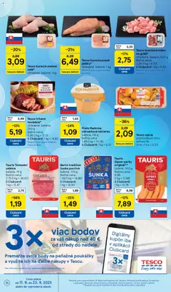Nové Tesco akcie – leták je platný od 17.09.2025 | Strana: 16